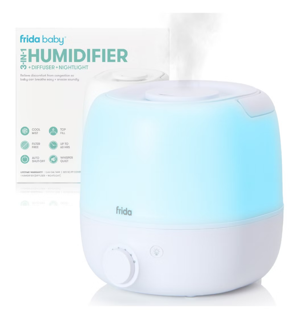 Humidifier on Rachel Bernhard's Baby Registry page.
