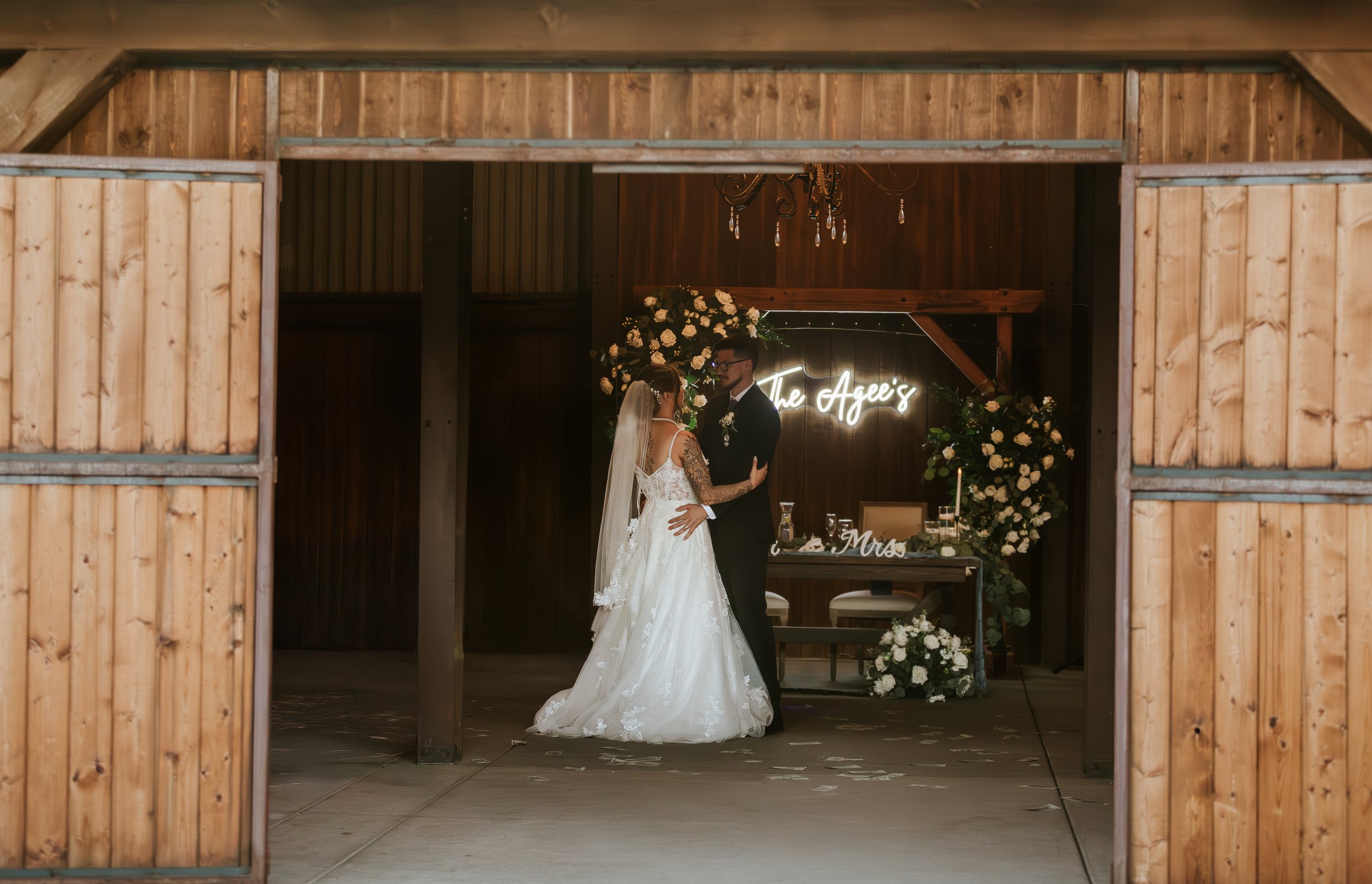 Wedding couple first dance portraits at Windmill Canyon Ranch Beaumont - This Is Cuevas
