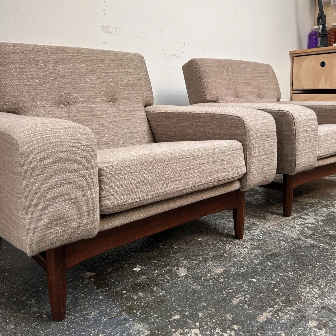 Ib Kofod-Larsen Armchairs Upholstery