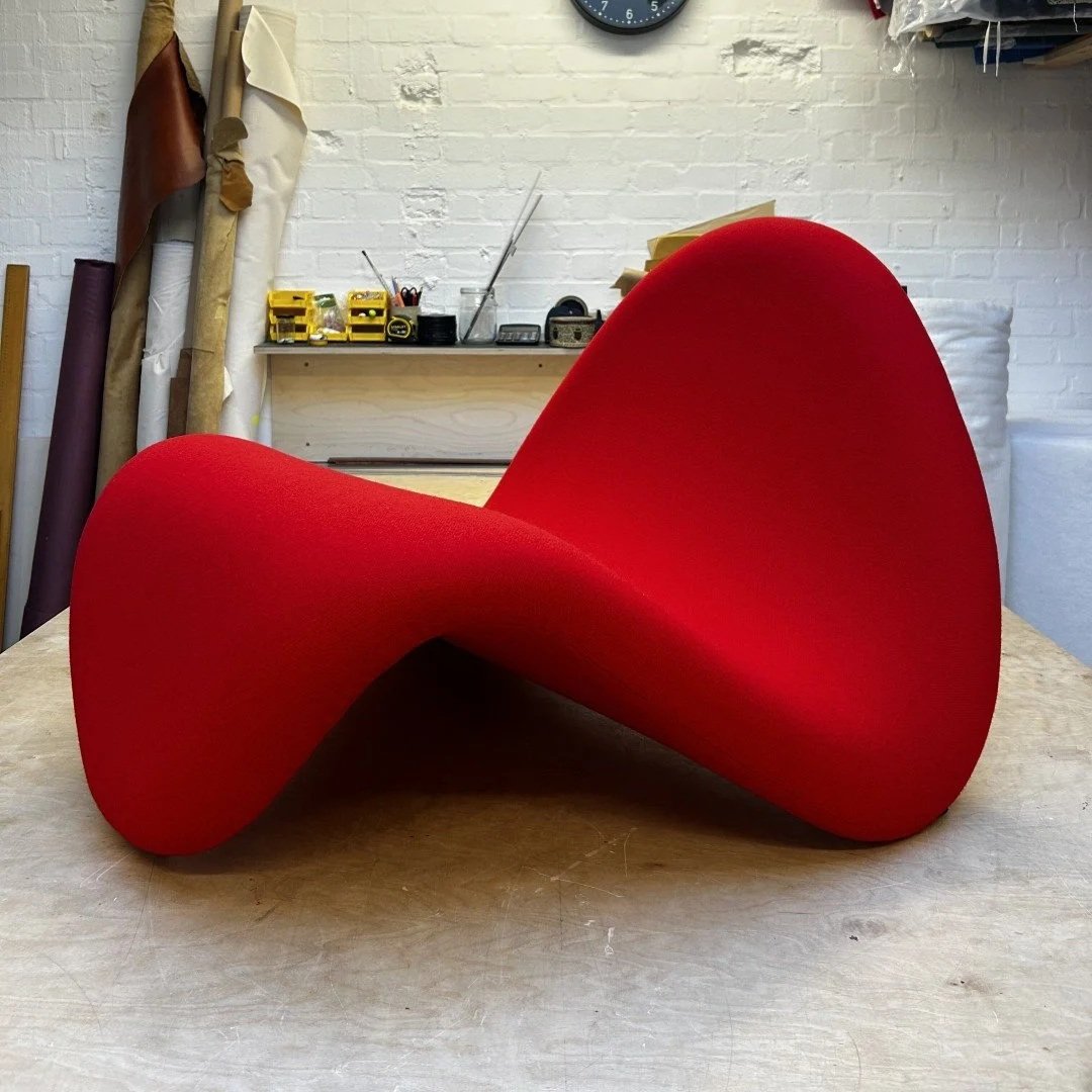 Pierre Paulin Tongue Chair Upholstery