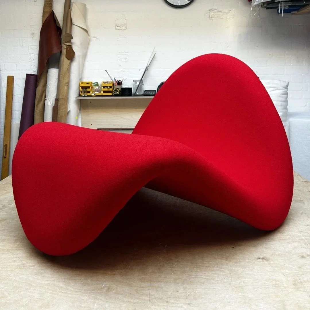 Pierre Paulin Tongue Chair Upholstery New Covers 