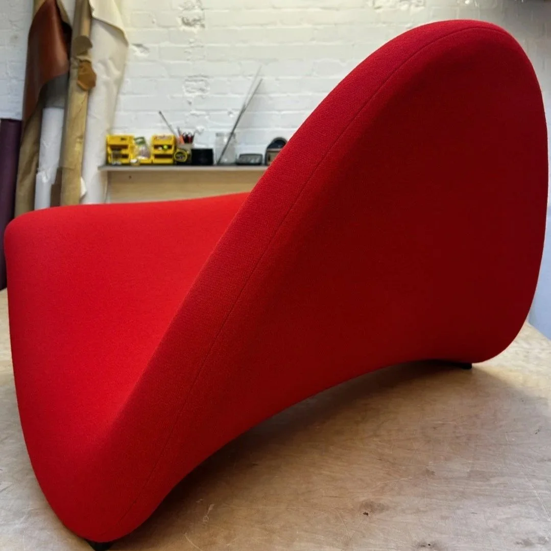 Pierre Paulin Tongue Chair Upholstery New Covers 