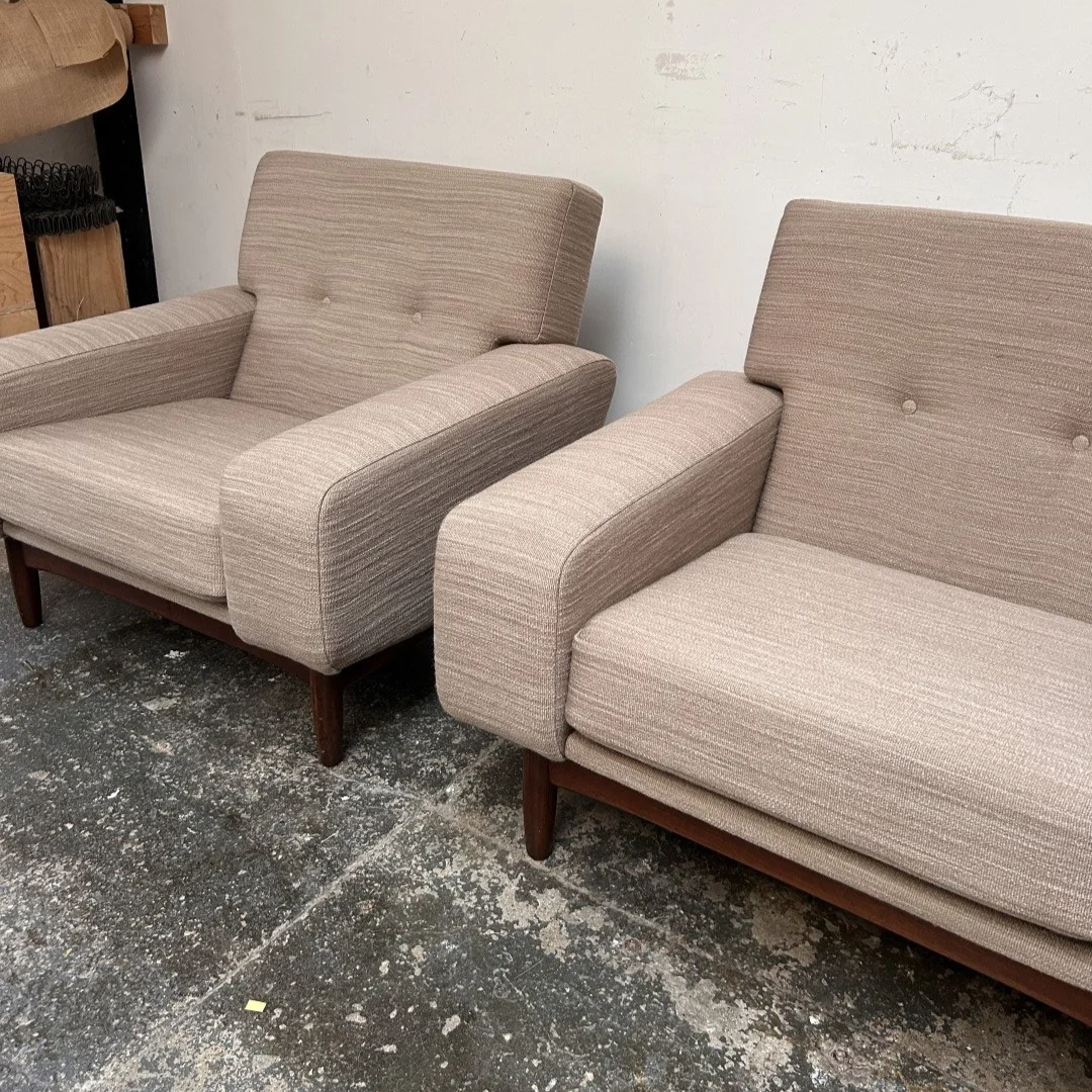 Ib Kofod Larsen Armchair Upholstery