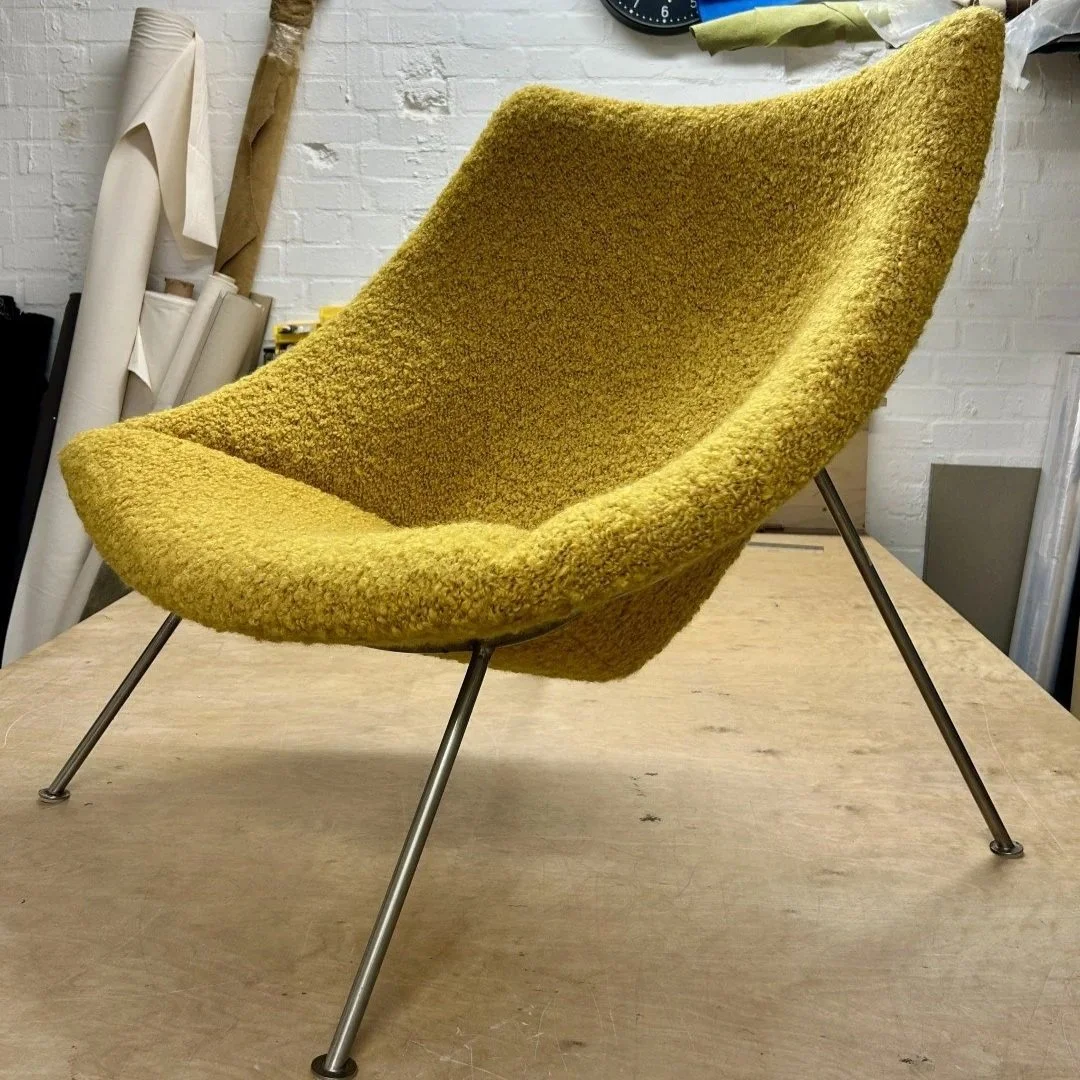 Pierre Paulin Oyster Chair Upholstery