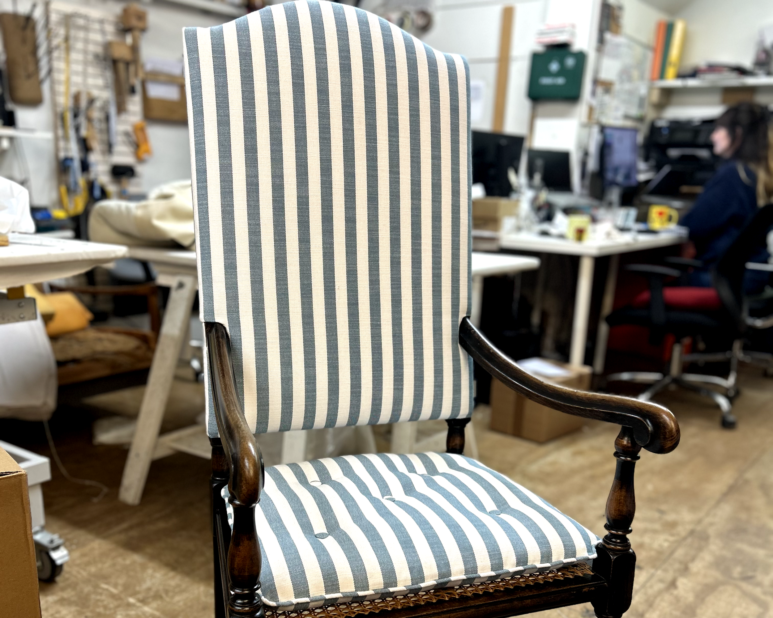 Antique Mahogany Carver Chair