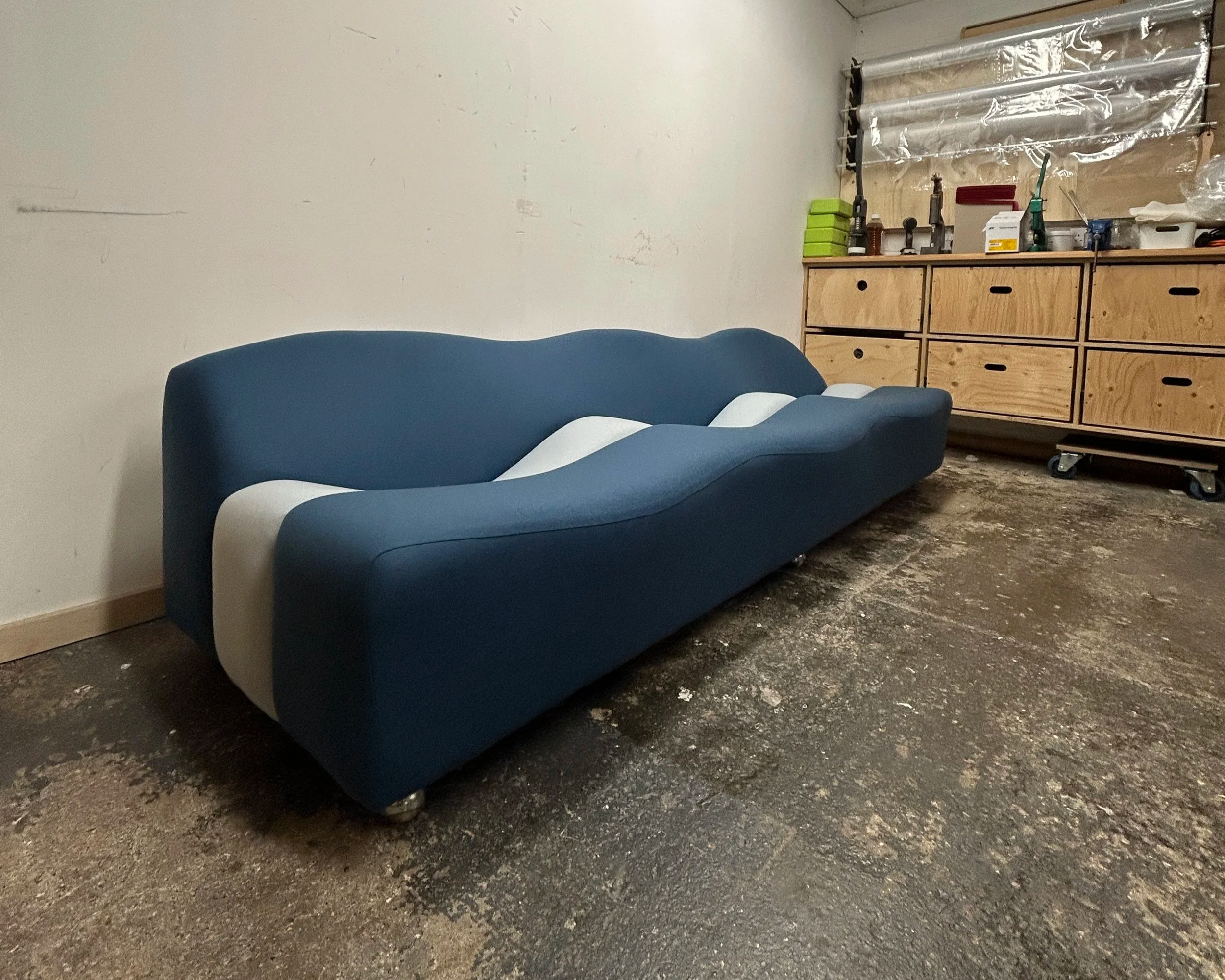 Two Pierre Paulin ABCD Sofas for Charles of Lloyd