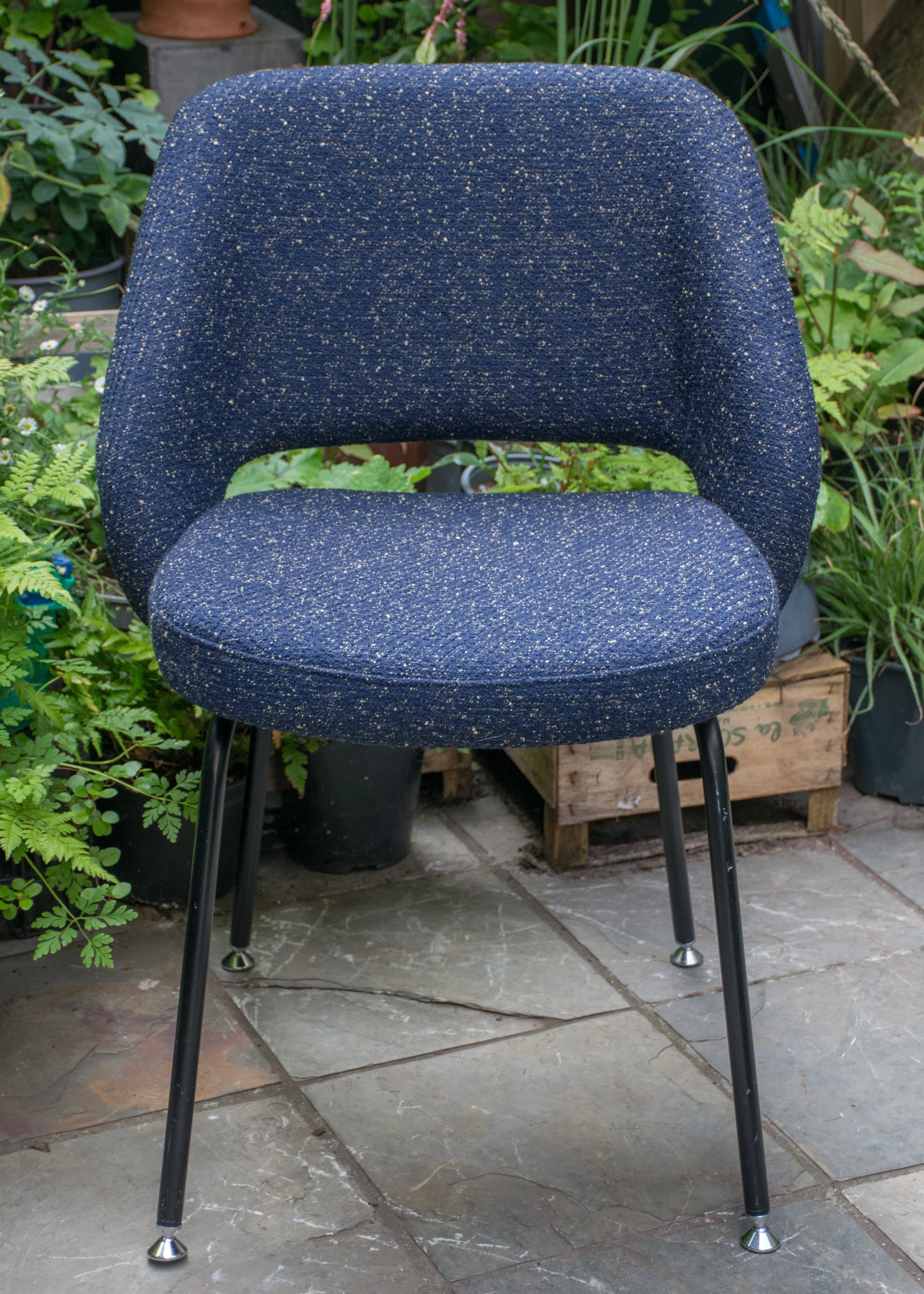 Concave Mid-Century Desk Chair