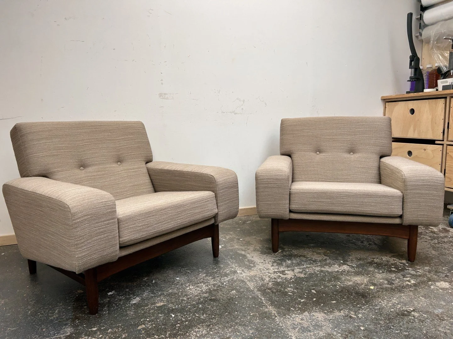 Ib Kofod Larsen Armchair Upholstery