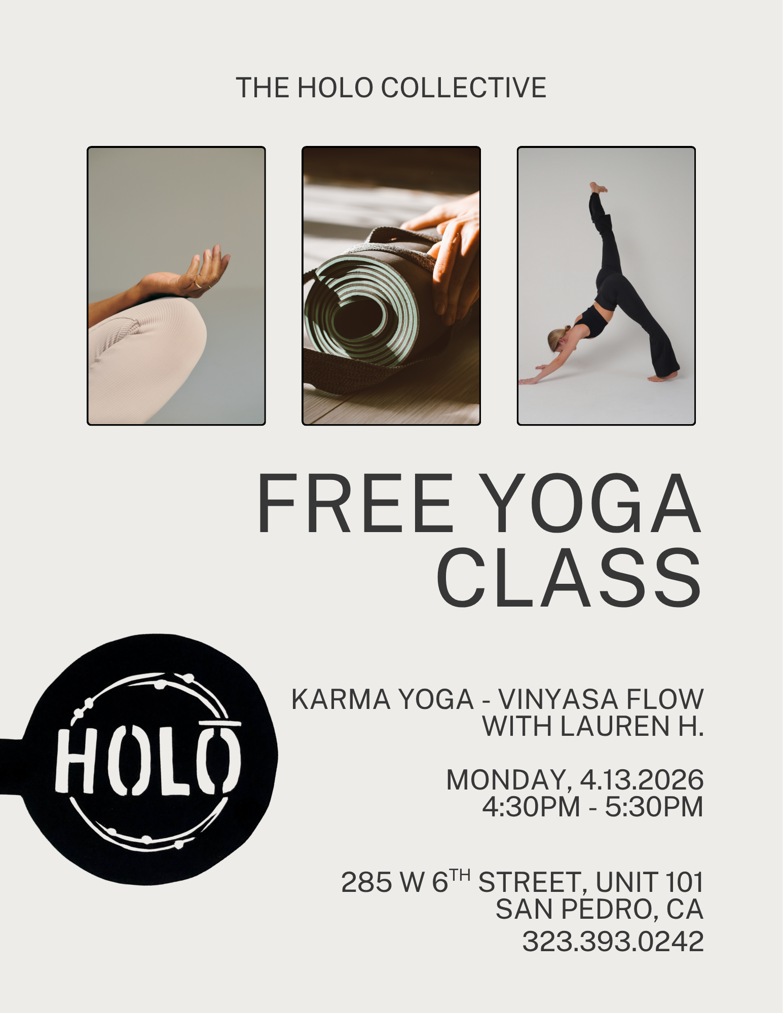 Karma Yoga Class with Lauren Hale