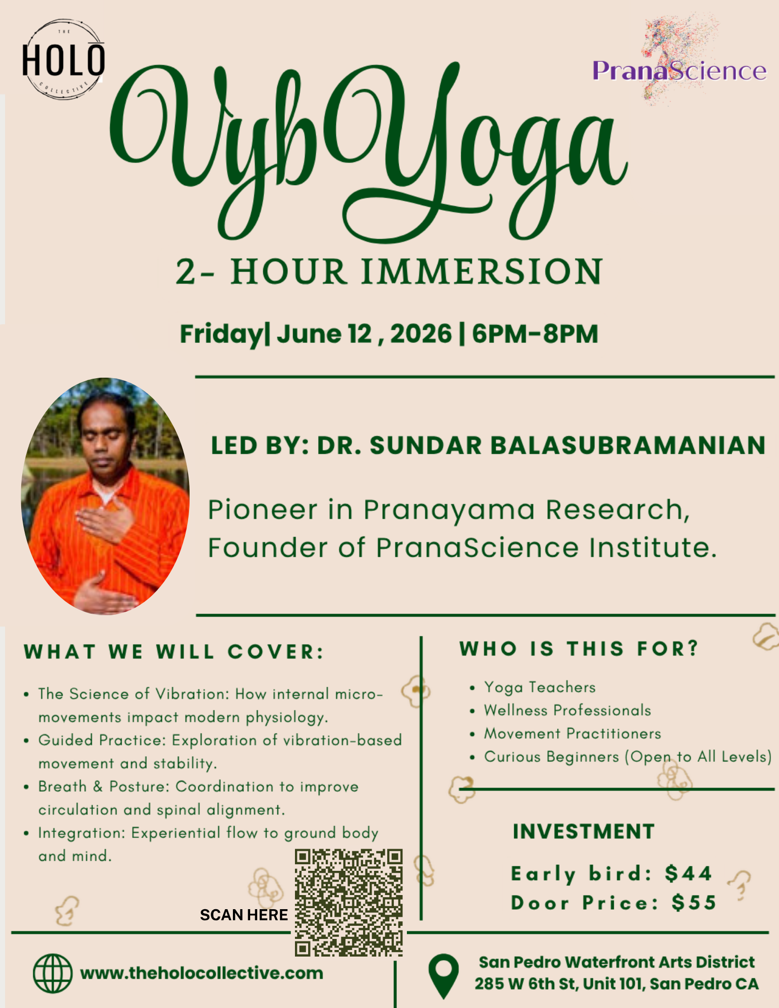 VybYoga with Dr. Sundar Balasubramanian