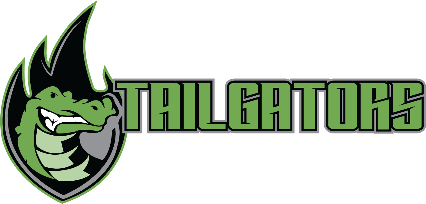 Logo of the Talgas, featuring a cartoon dragon's head in green and black with a smiling expression, positioned next to the word "Talgats" in bold green and black lettering.