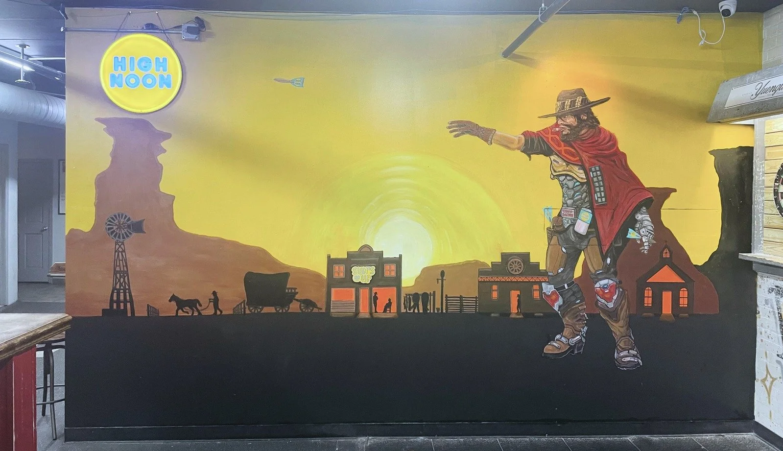High Noon Dart Mural