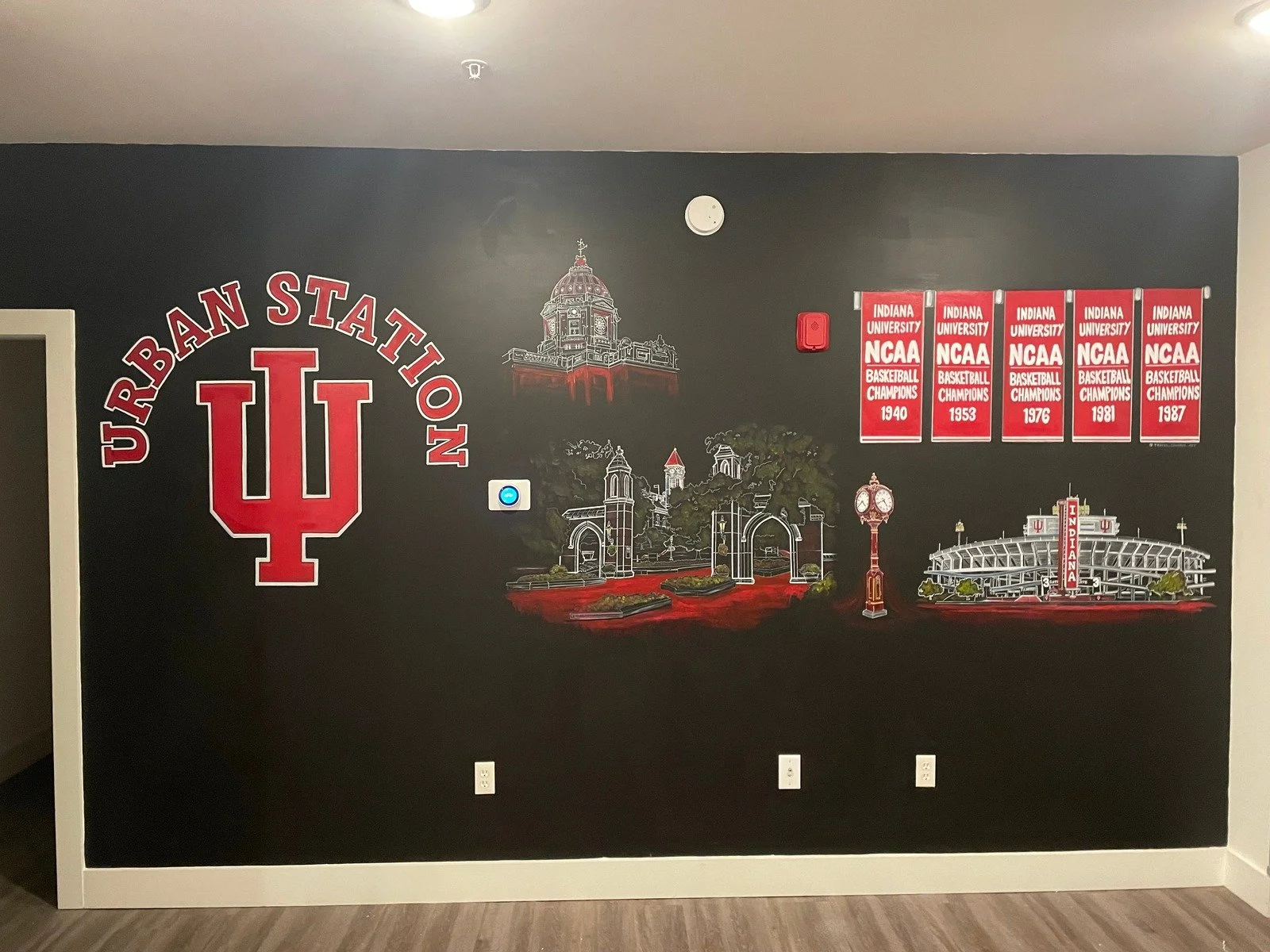 IU Bloomington Apartment Murals