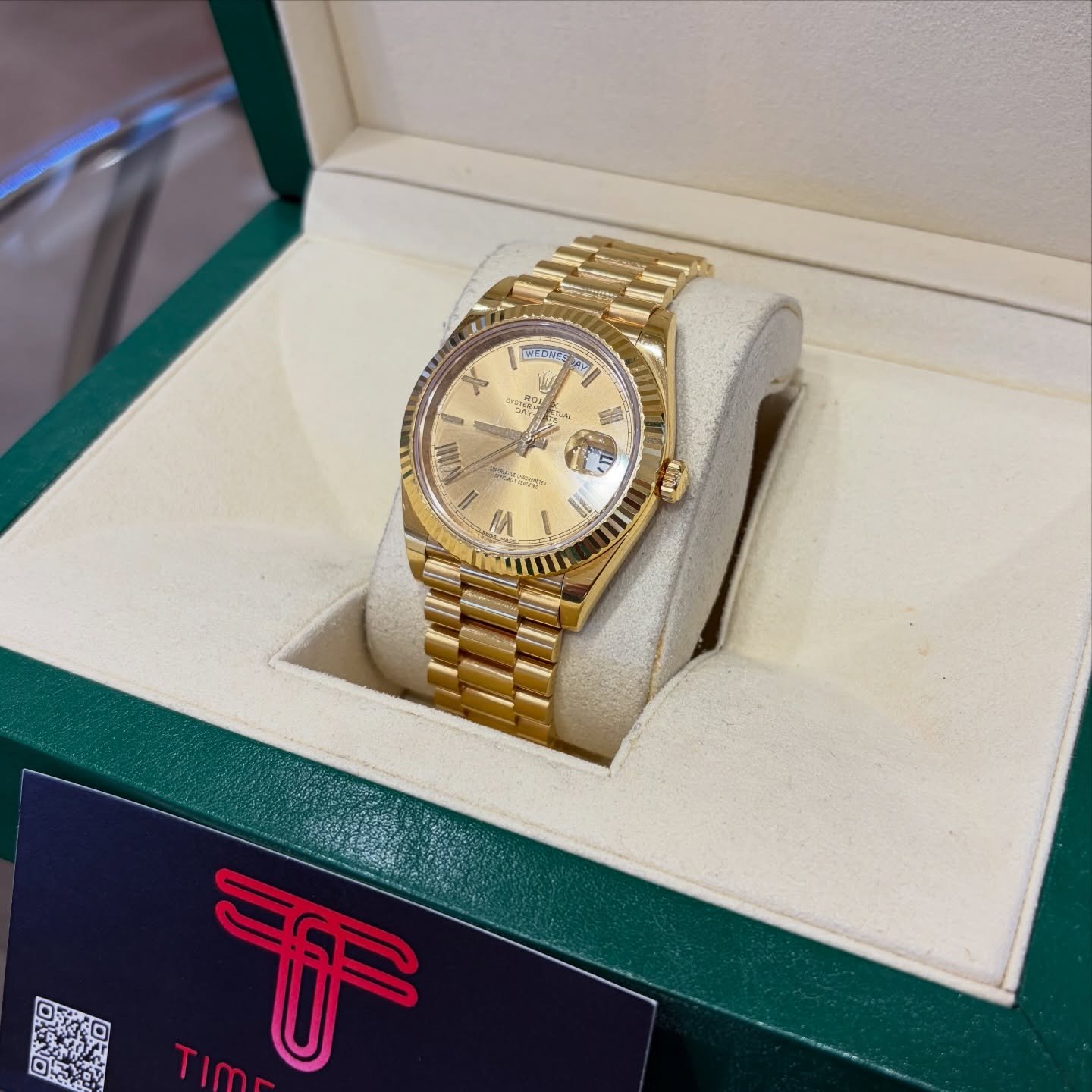 President🇺🇸Yellow gold Rolex day date🔥 #rolex #watches #foryou #luxurywatches #timepiece