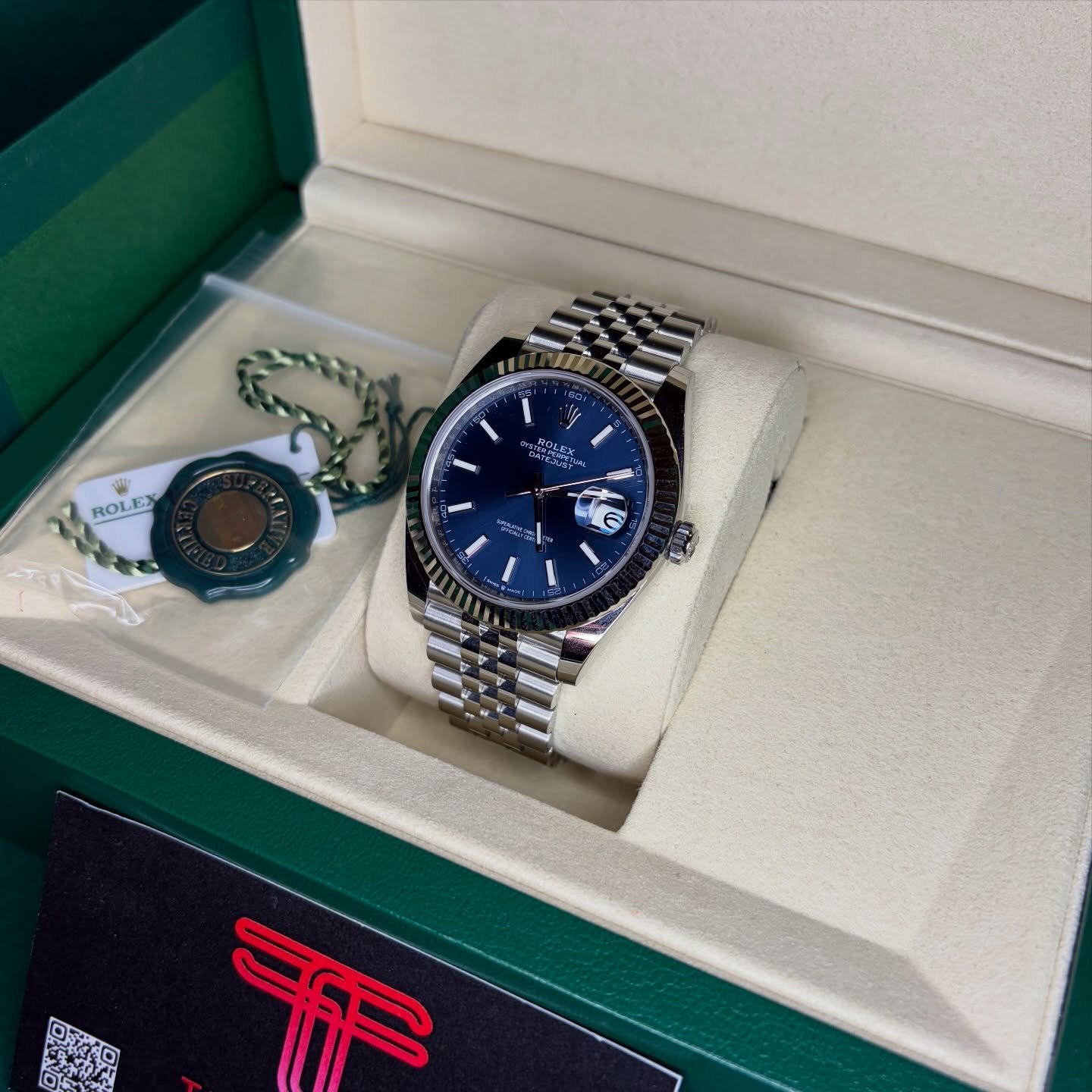 Rolex Datejust 41mm reference 126334🔥Beautiful blue dial💙 #rolex #watches #watchlover #foryou #luxurywatches