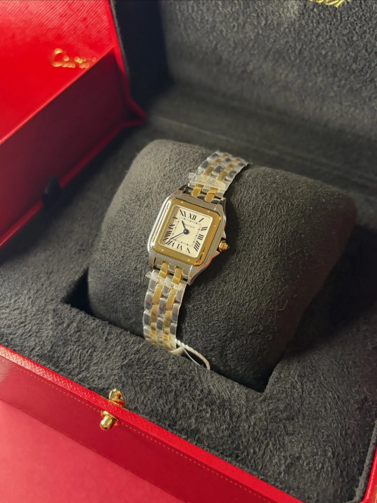 Two tone Cartier panthere🐆💕#cartier #rolex #watches #luxurywatches #luxurylifestyle