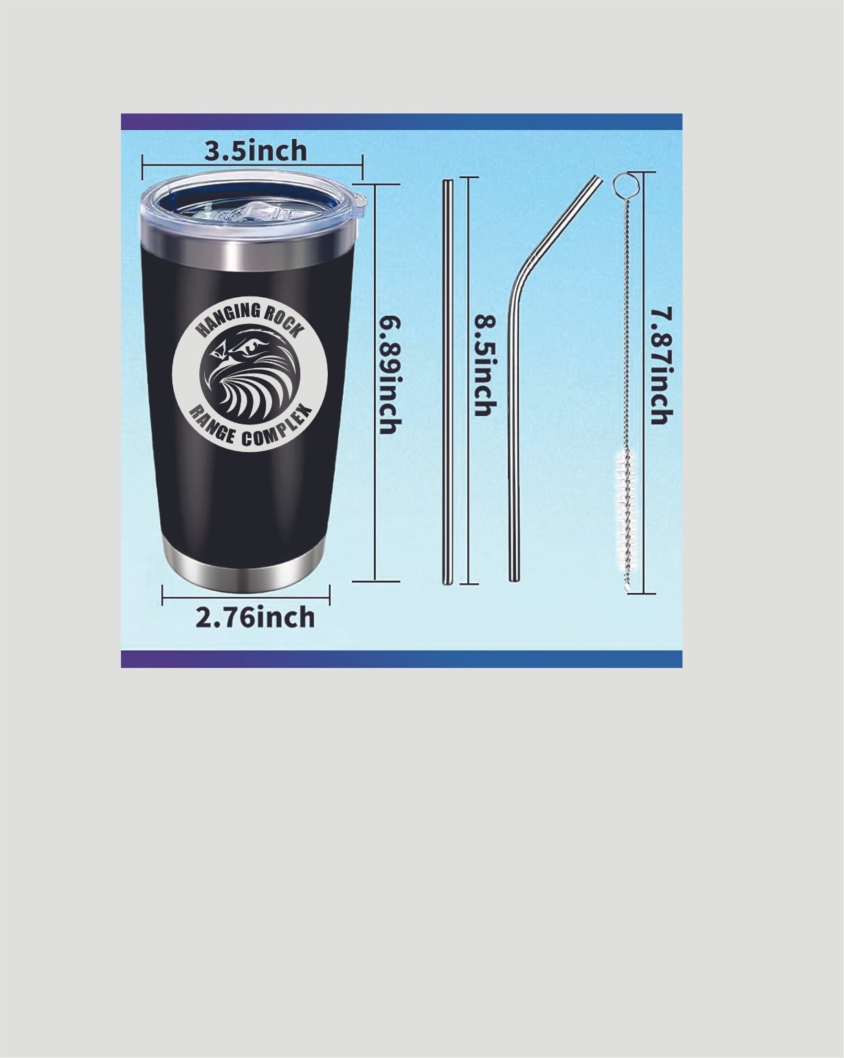 Hanging Rock Range Complex logoed Tumbler