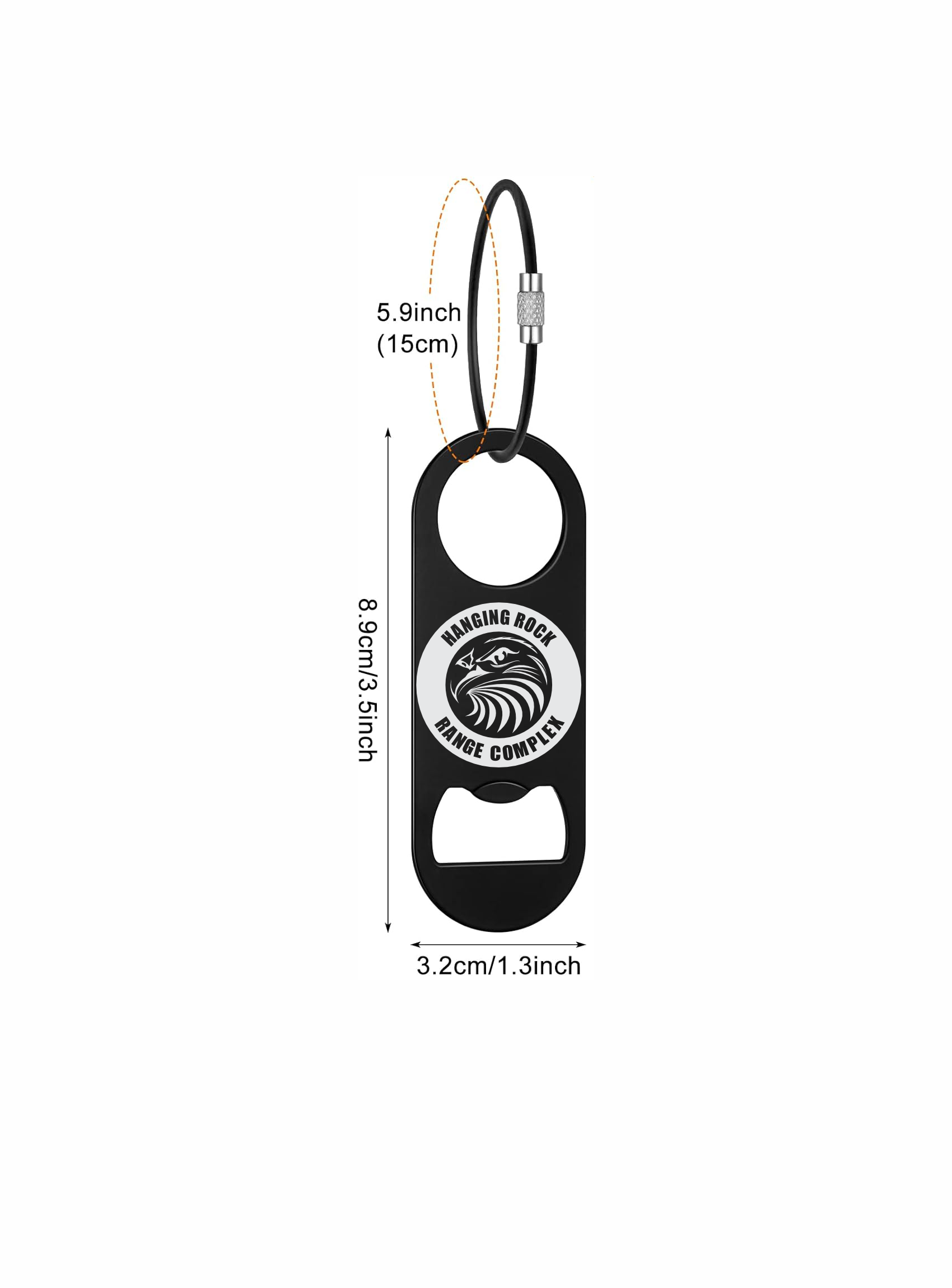 Hanging Rock Range Complex Keychain Bottle Opener