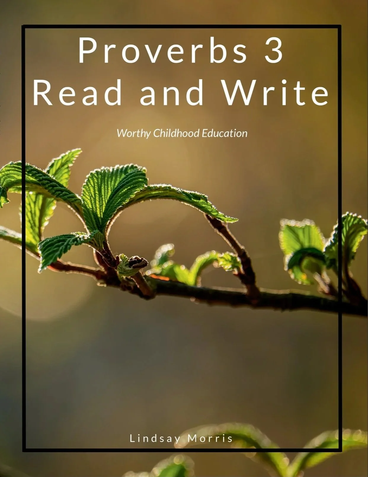 Proverbs 3 Read and Write