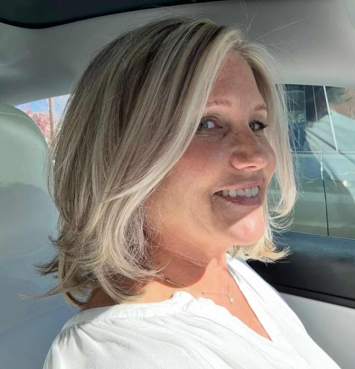 Partial highlights for dimension in Cherry Creek Denver salon