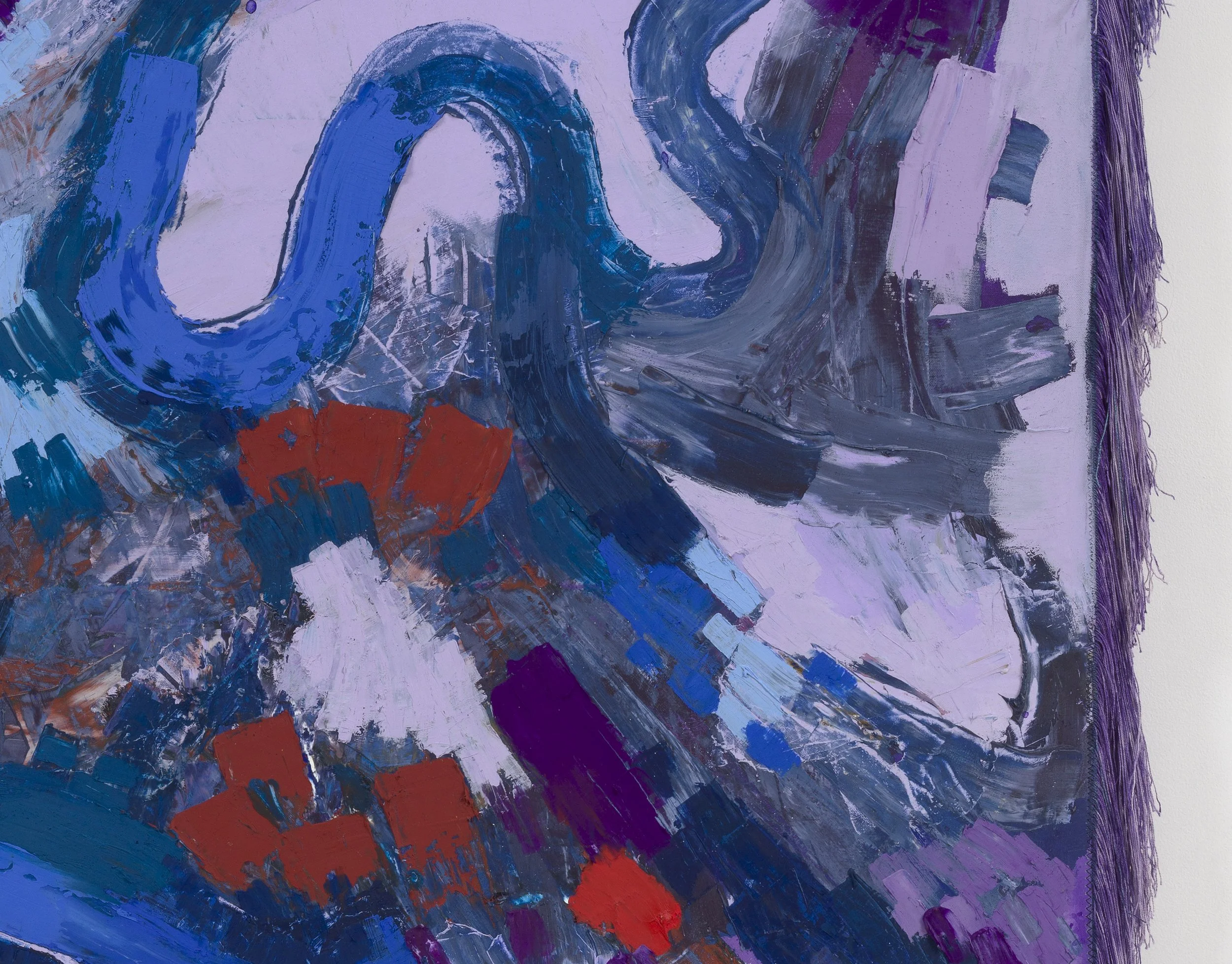The Light Princess, 2024 (detail)
Watercolor and Oil Paint on canvas
44 × 37 in