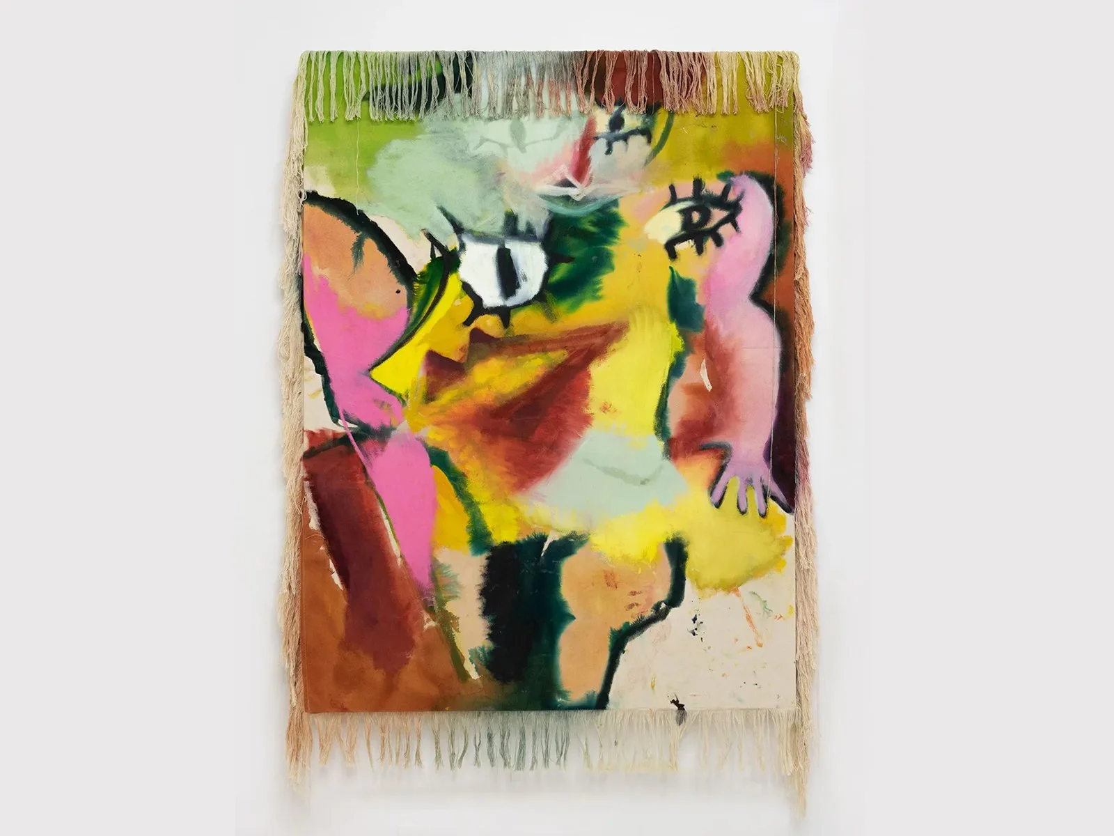 Woman, 2022
watercolor and oil paint on canvas
59 x 44 inches 
