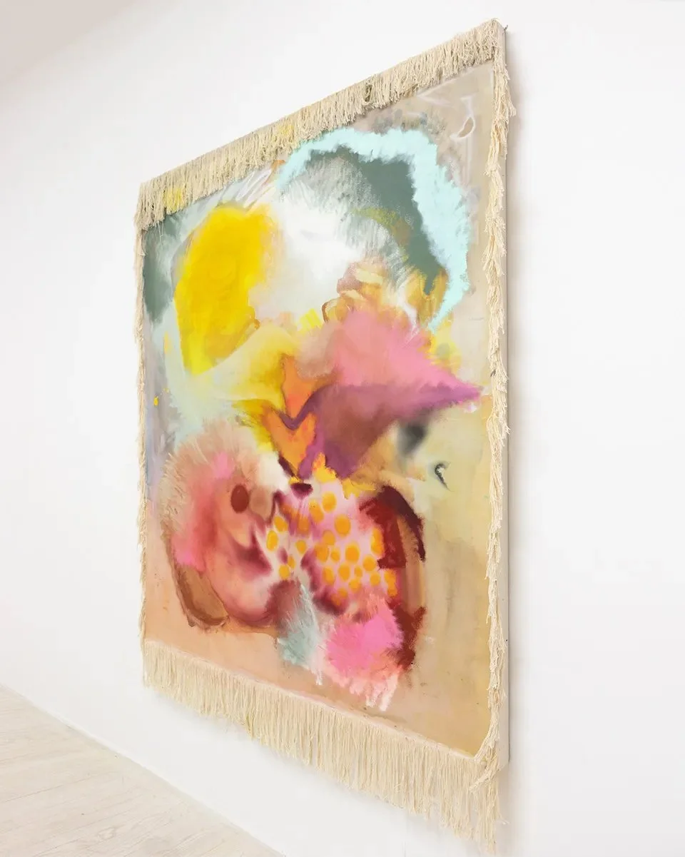 Bust, 2021
Watercolor and oil on canvas
77 x 60 inches