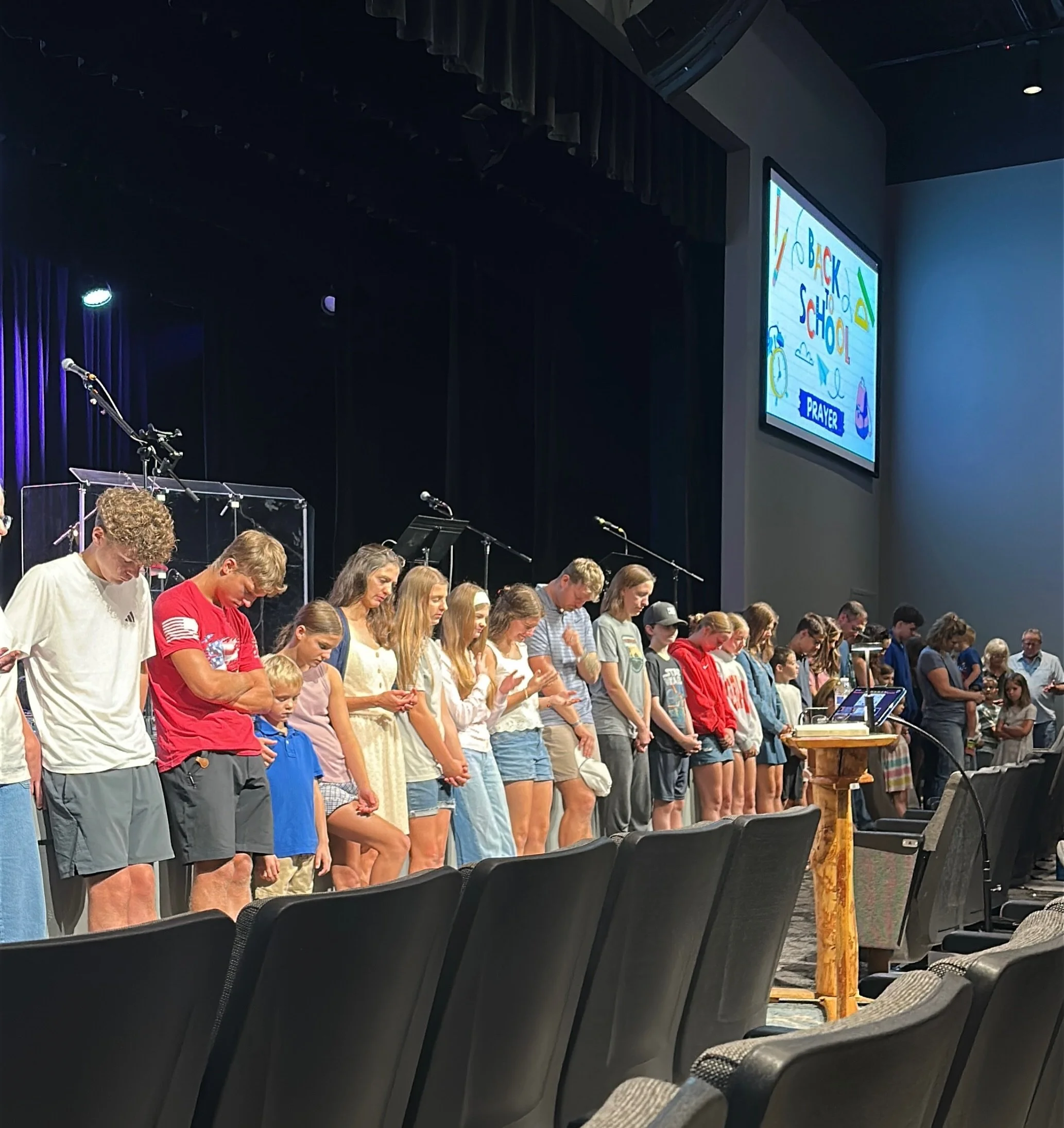 This Sunday, we prayed over our students and teachers as they head back to school! 🙏📚

We speak blessing, favor, wisdom and protection over their lives. May they shine brightly and make an impact for the Kingdom wherever God has placed them.

Have 