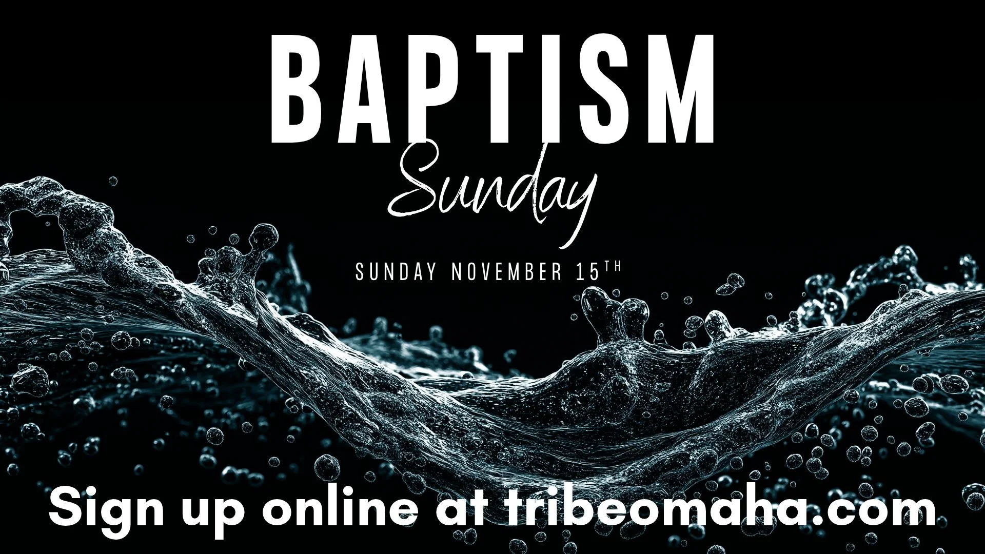 Baptism Sunday