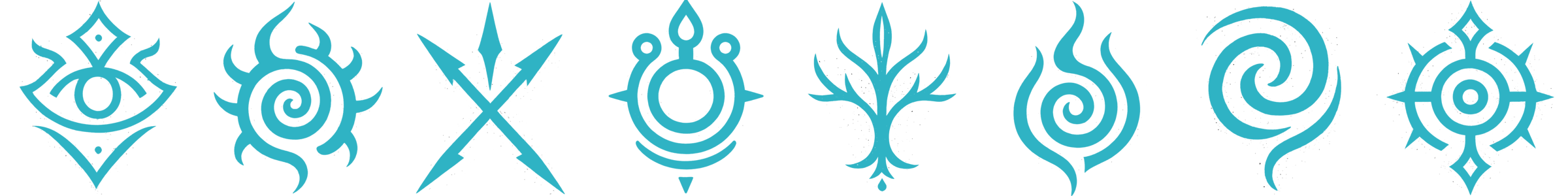 Eight soulmark symbols from Chronicles of Arynbel.