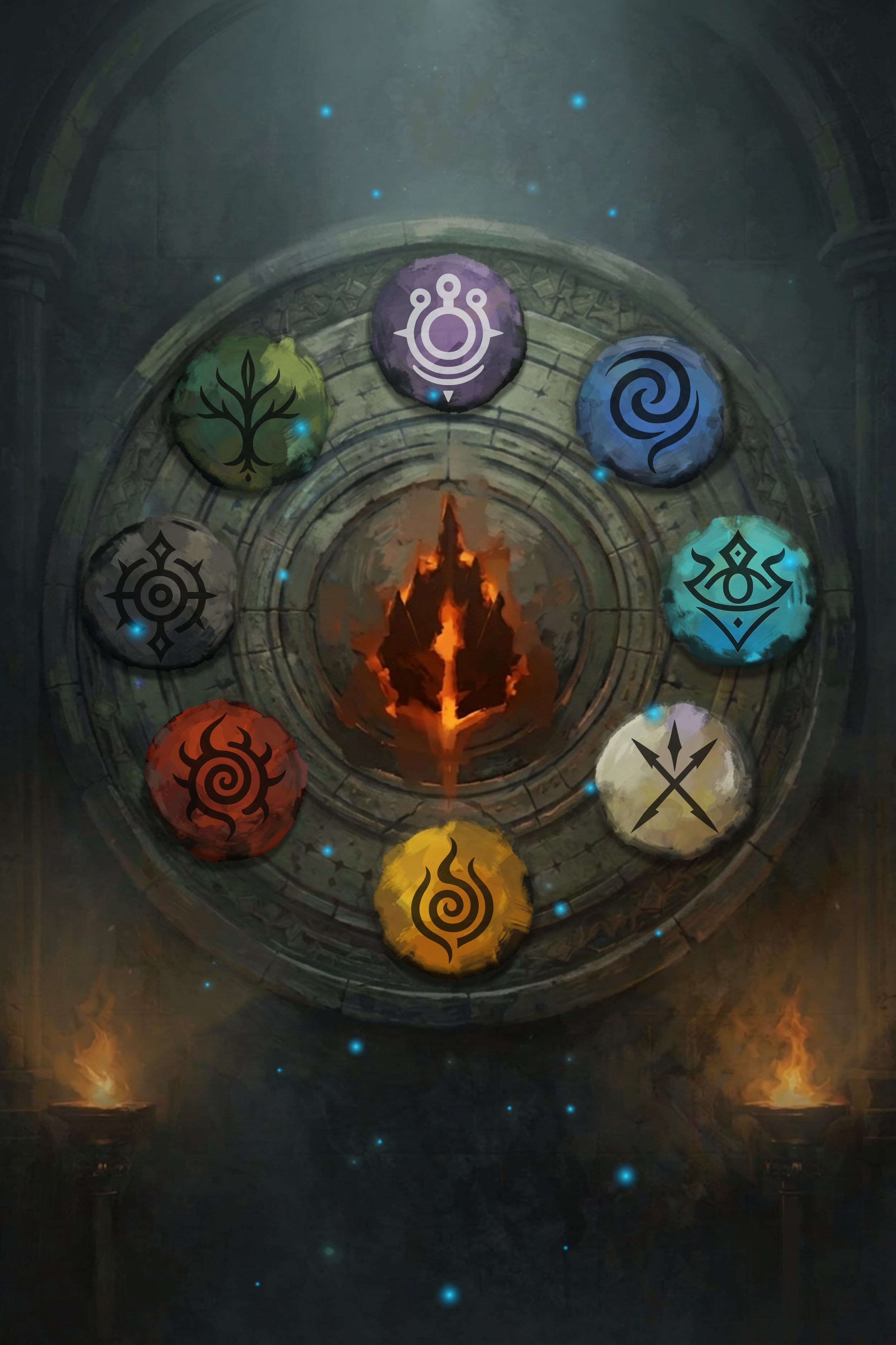 The Circle of Arynbel featuring the Crown soulmark within a glowing circular sigil.