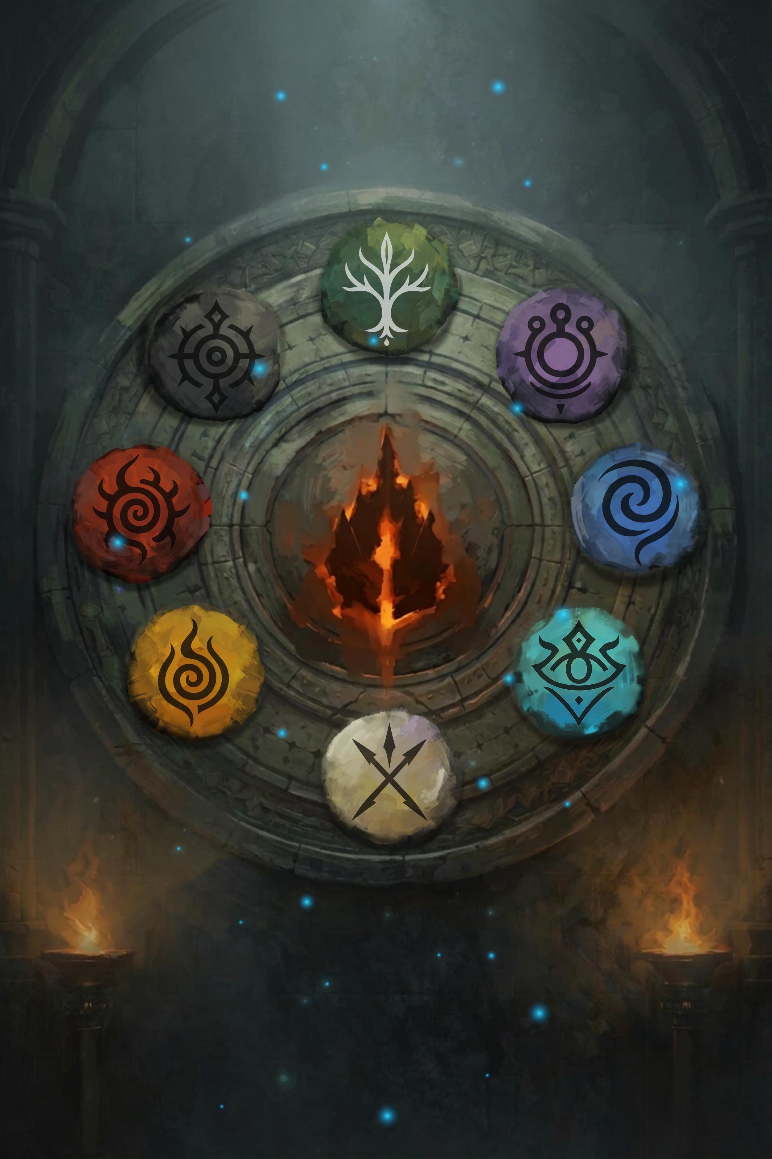 The Circle of Arynbel featuring the Root soulmark within a glowing circular sigil.