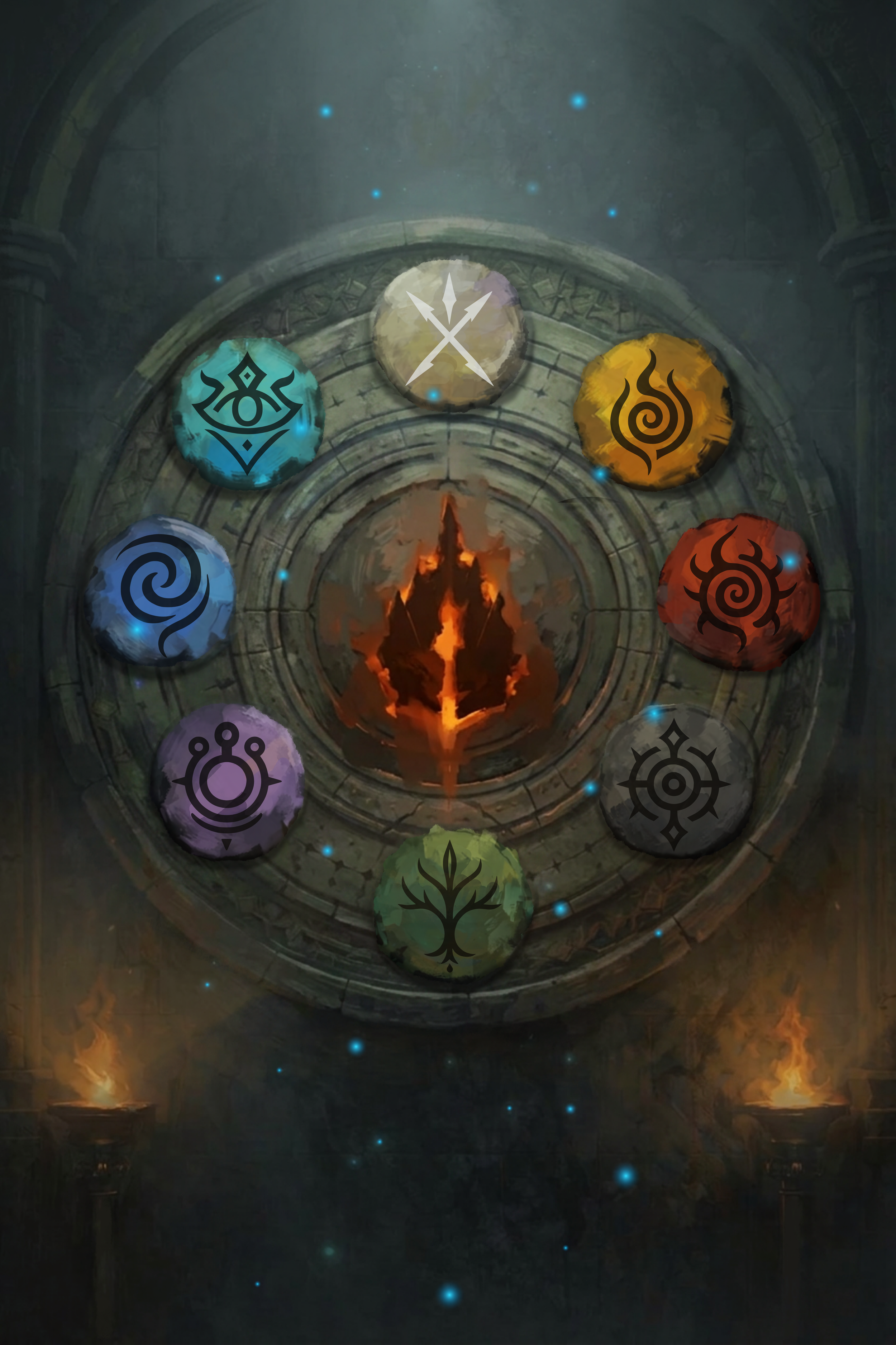 The Circle of Arynbel featuring the Blade soulmark within a glowing circular sigil.