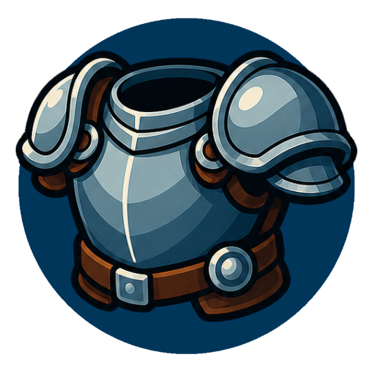 Suit of medieval armour representing collaboration, teamwork, and shared creative development at The Armoured Pug.