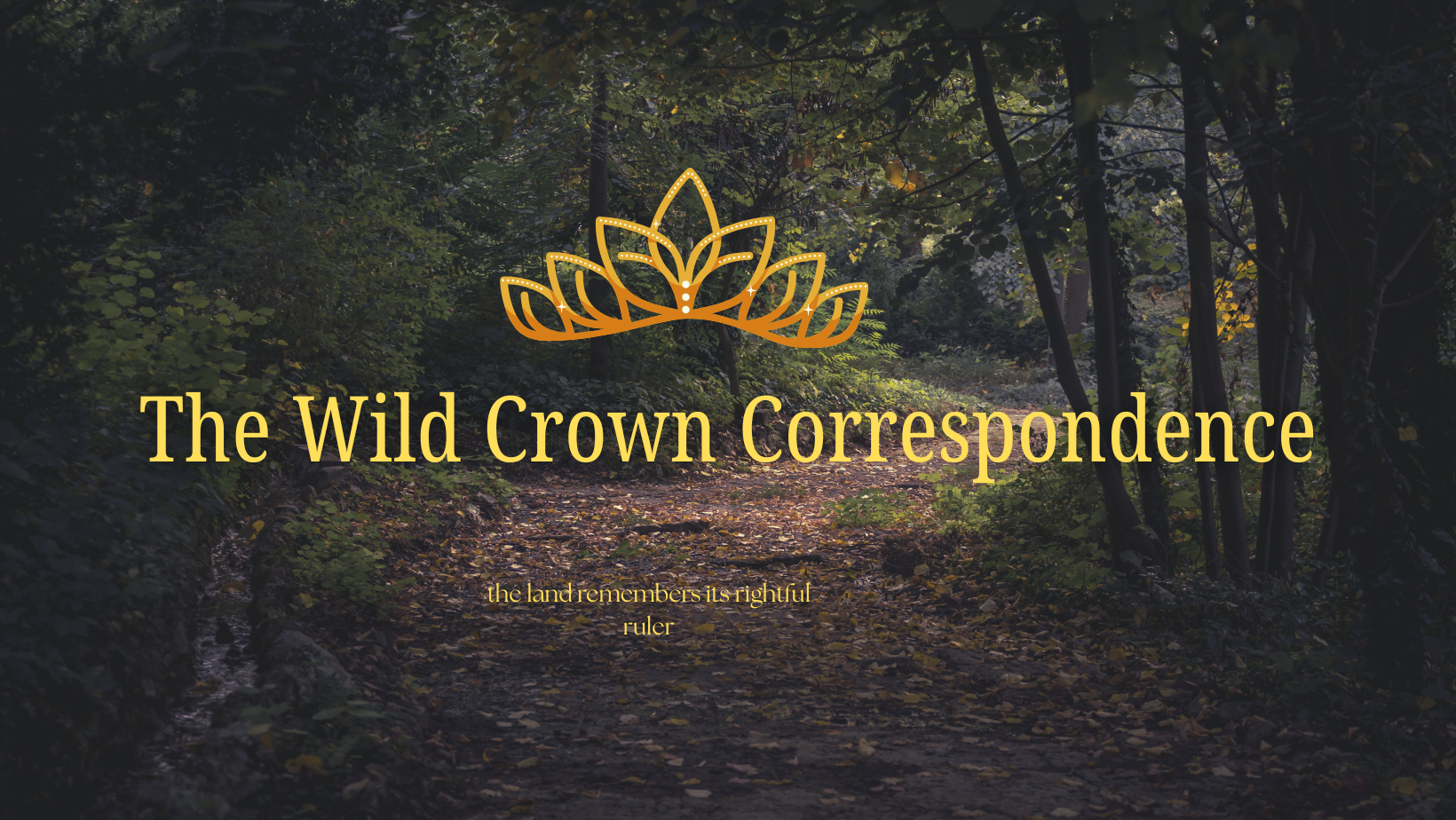 The Wild Crown Correspondence