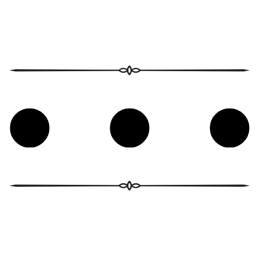 3 horizontal dots with a vertical line above and below
