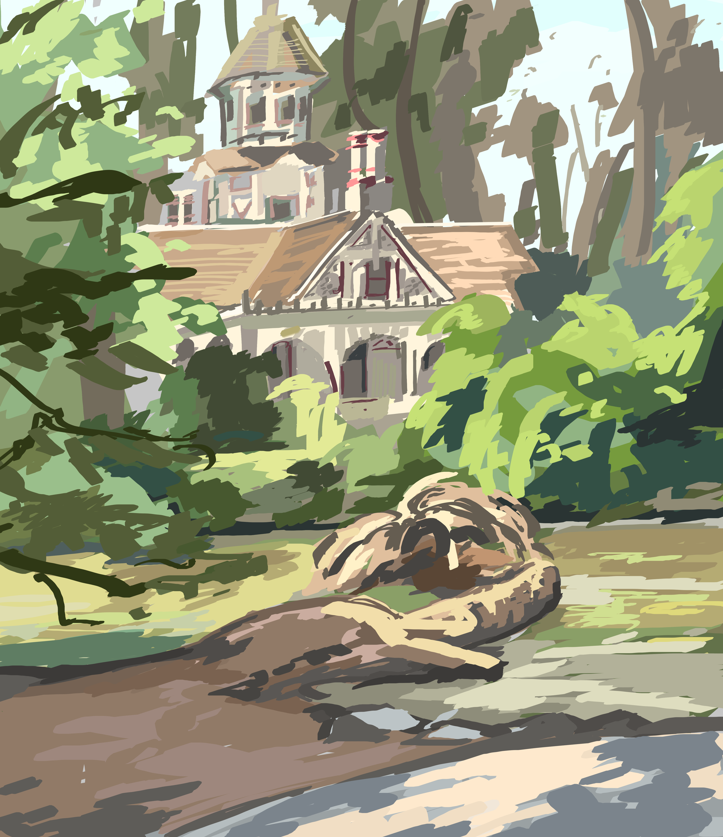 Fallen Tree at the Arbetorium