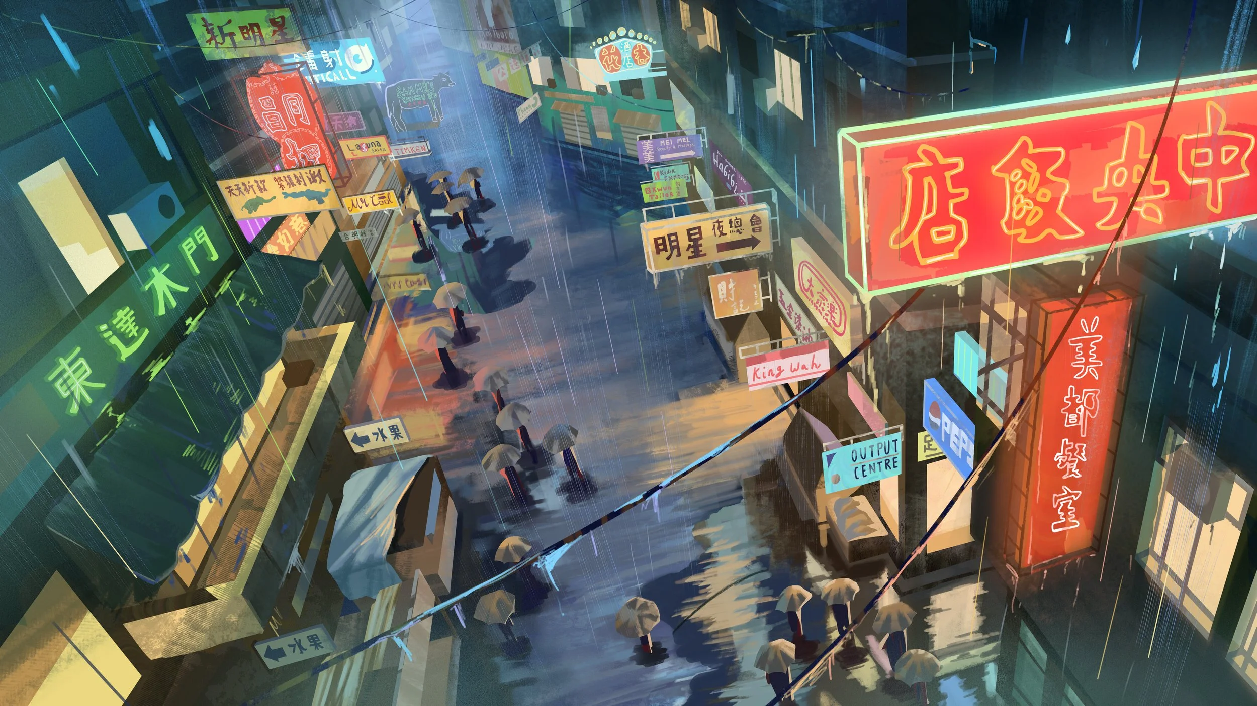 The Streets of Hong Kong