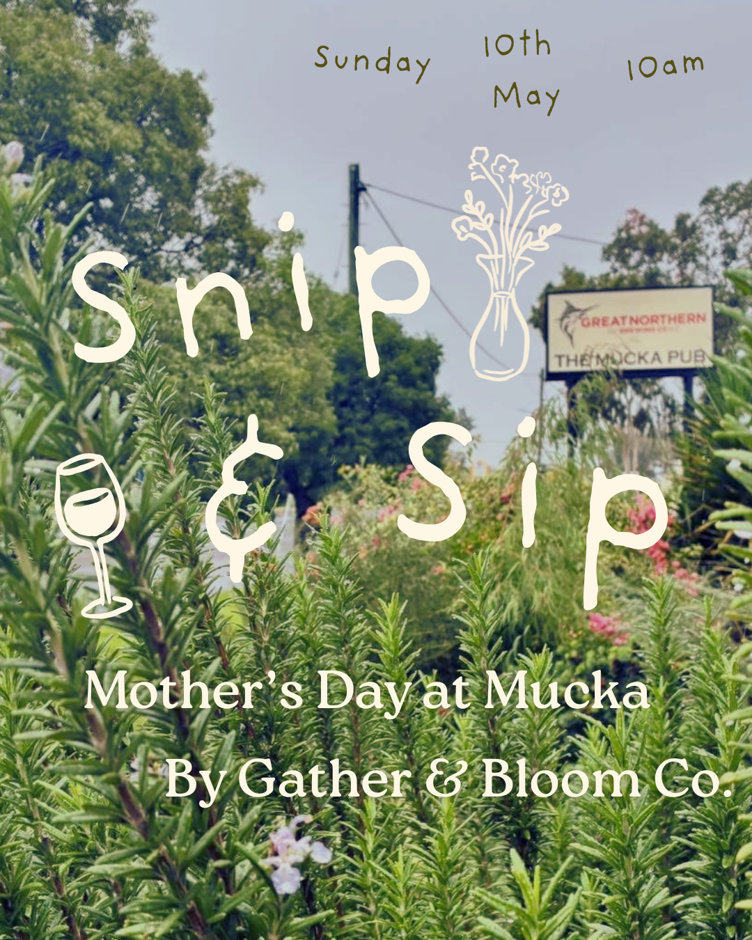 Snip & Sip: Mother's Day at Mucka