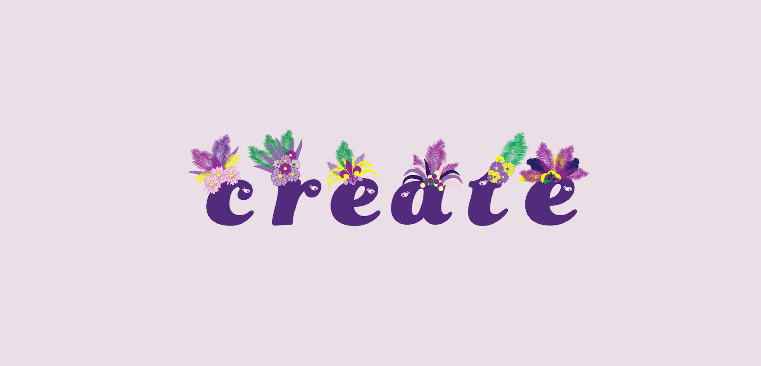 CREATE Custom Letterforms Invitation