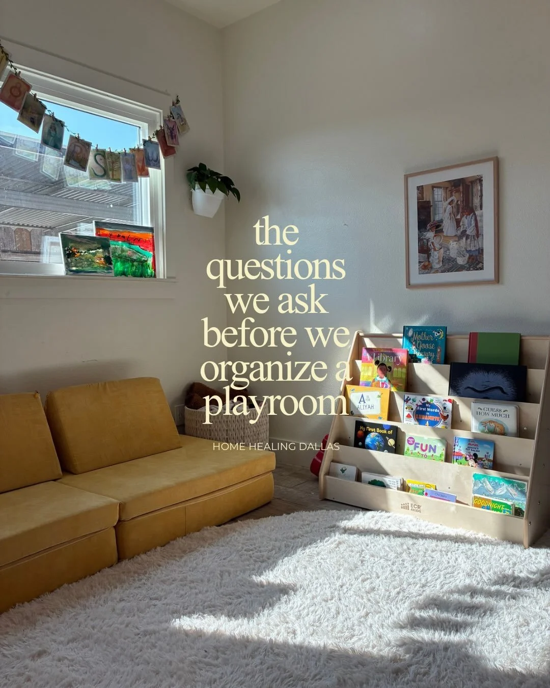Here are some of the things we consider when we help you organize your little&rsquo;s play area:

* Ages of littles
* Who is doing the clean up and what is their capacity?
* Can these systems grow with the kids? 
* What are the needs of the rest of t