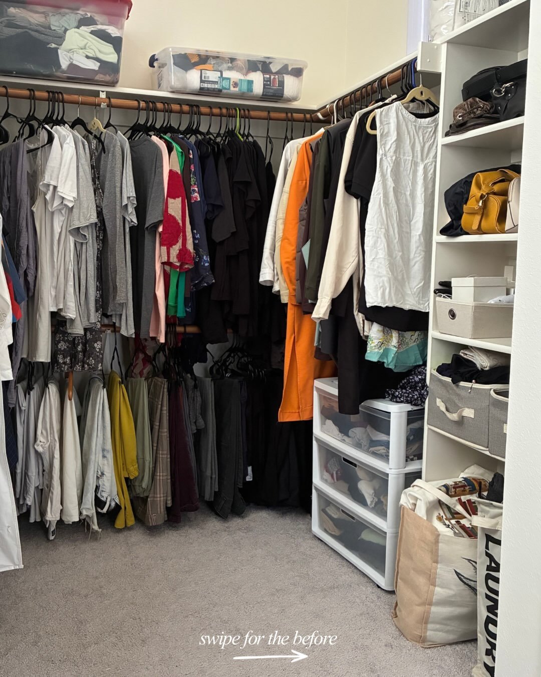 WHERE DID ALL THE STUFF GO? I&rsquo;ll tell you👇🏽

This family had recently moved into a new house in Allen, TX and asked for help with decluttering and organizing without buying any additional storage containers. 

we started out by removing what 