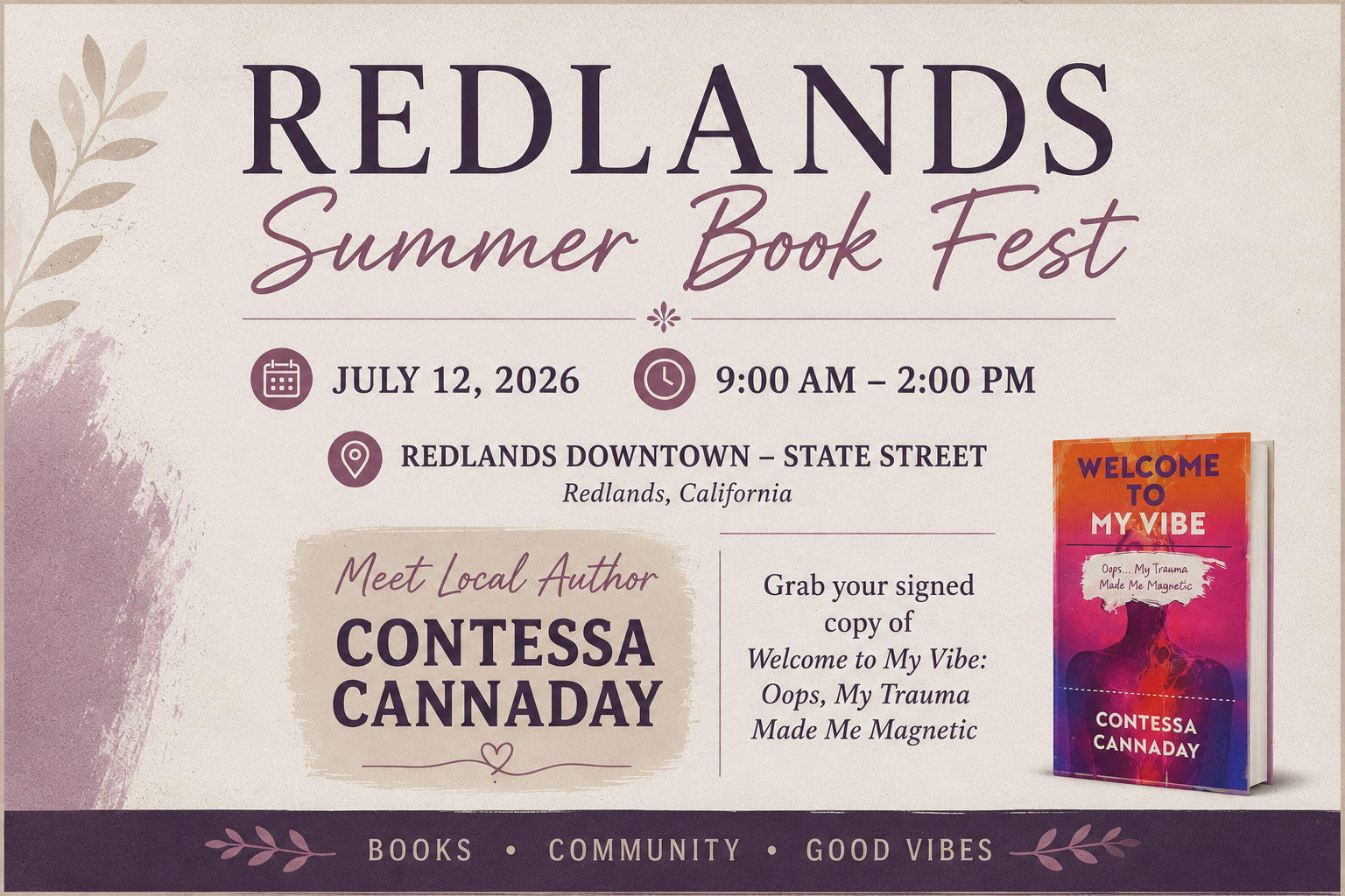 Redlands Summer Book Festival