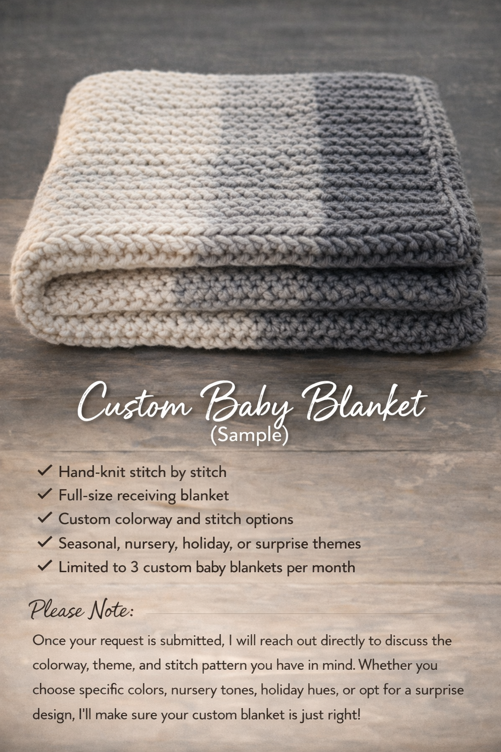 Custom Baby Blanket