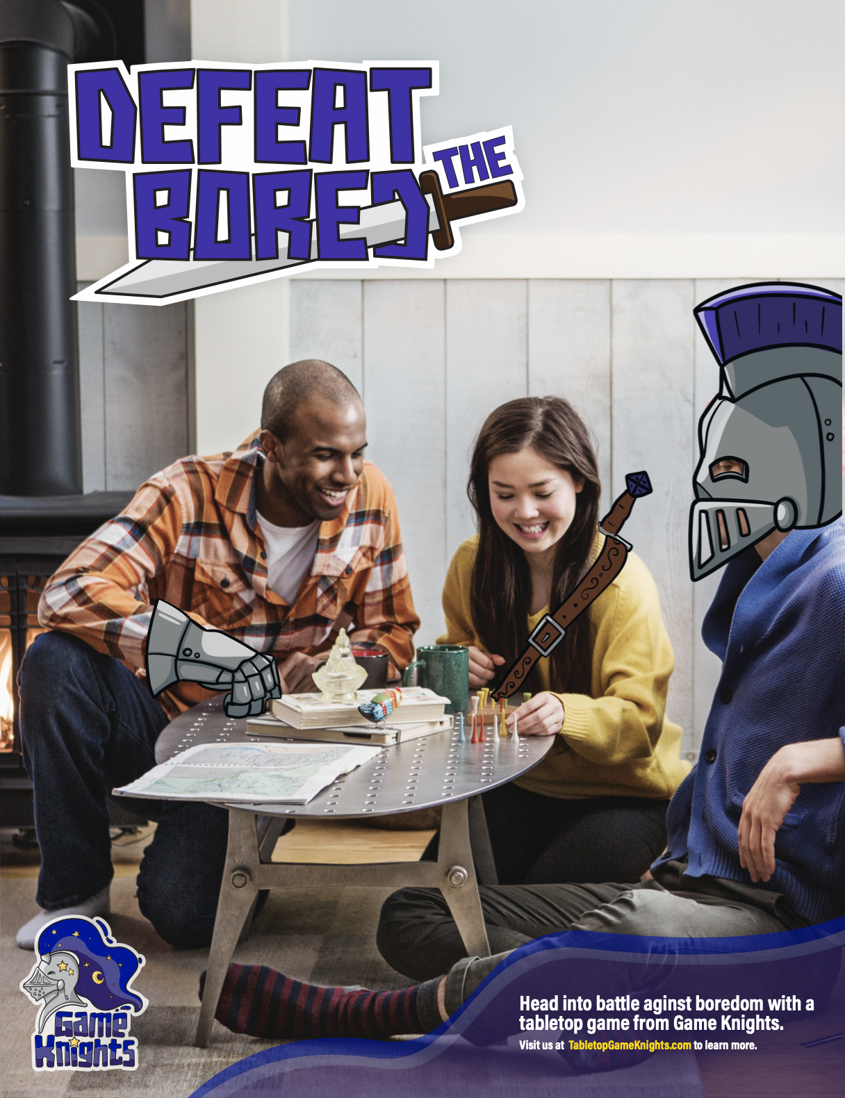 Print ad promoting the company