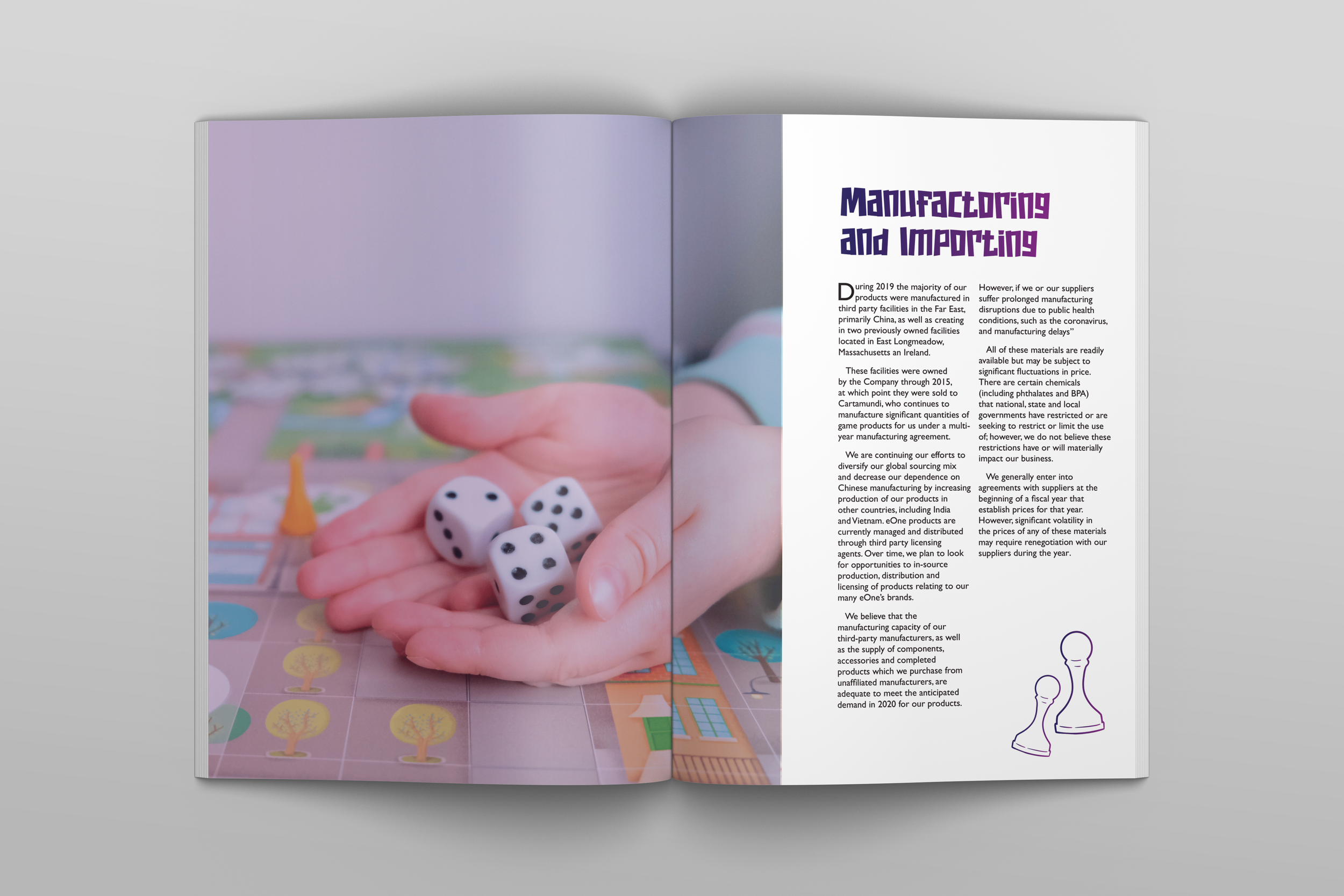 Printed Annual Report Spread