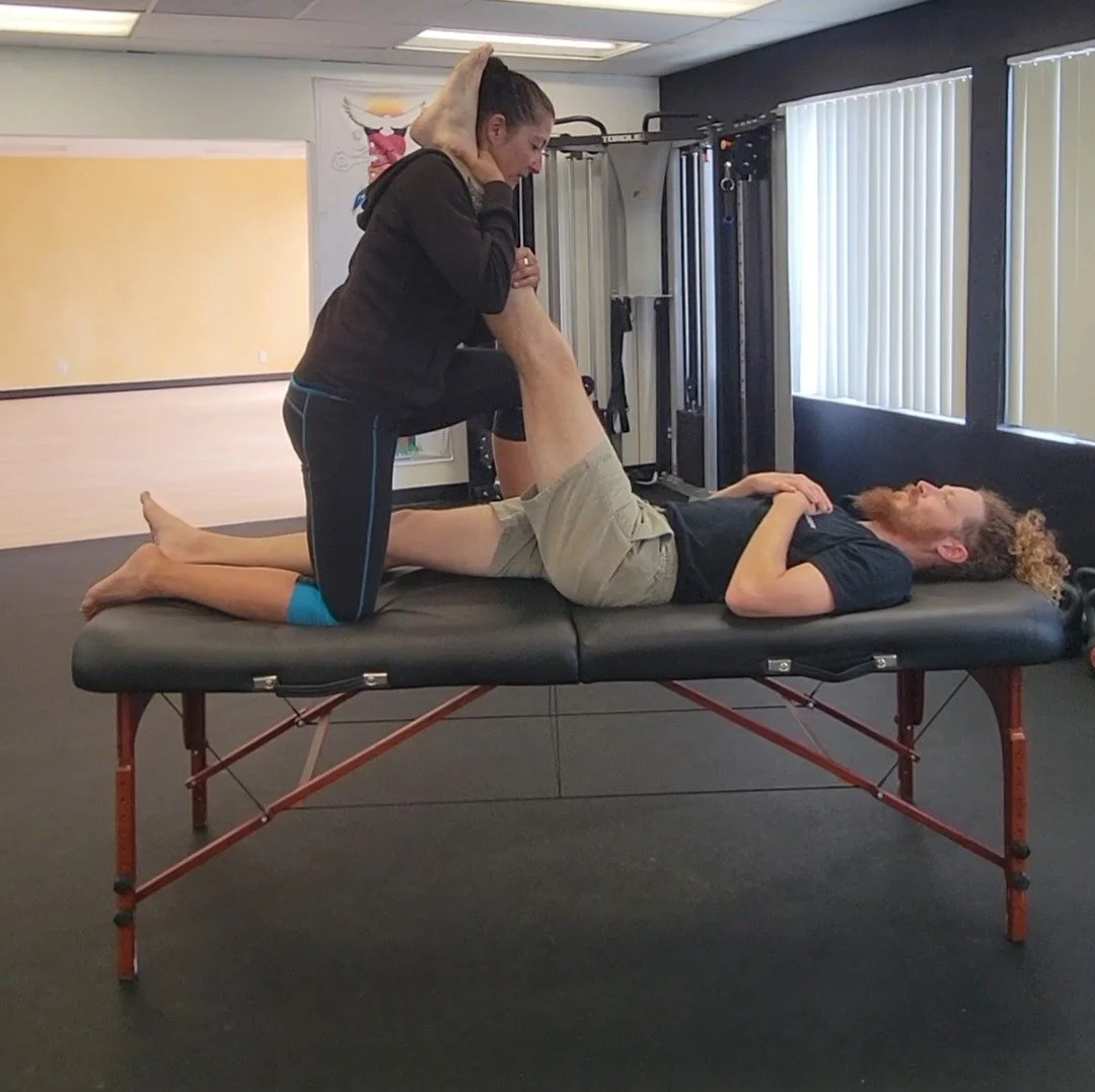 Assisted stretching by Jenny in Pacific Beach