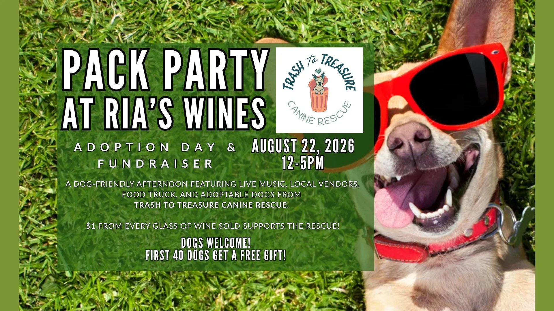 Pack Party at Ria's Wine's