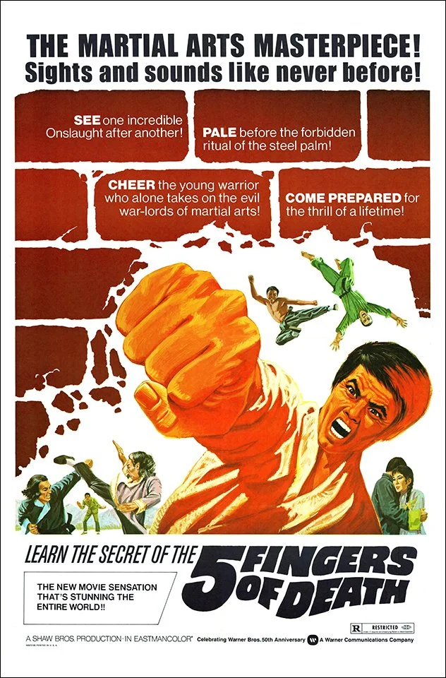 5 Fingers of Death (1972) Movie Poster Art Print