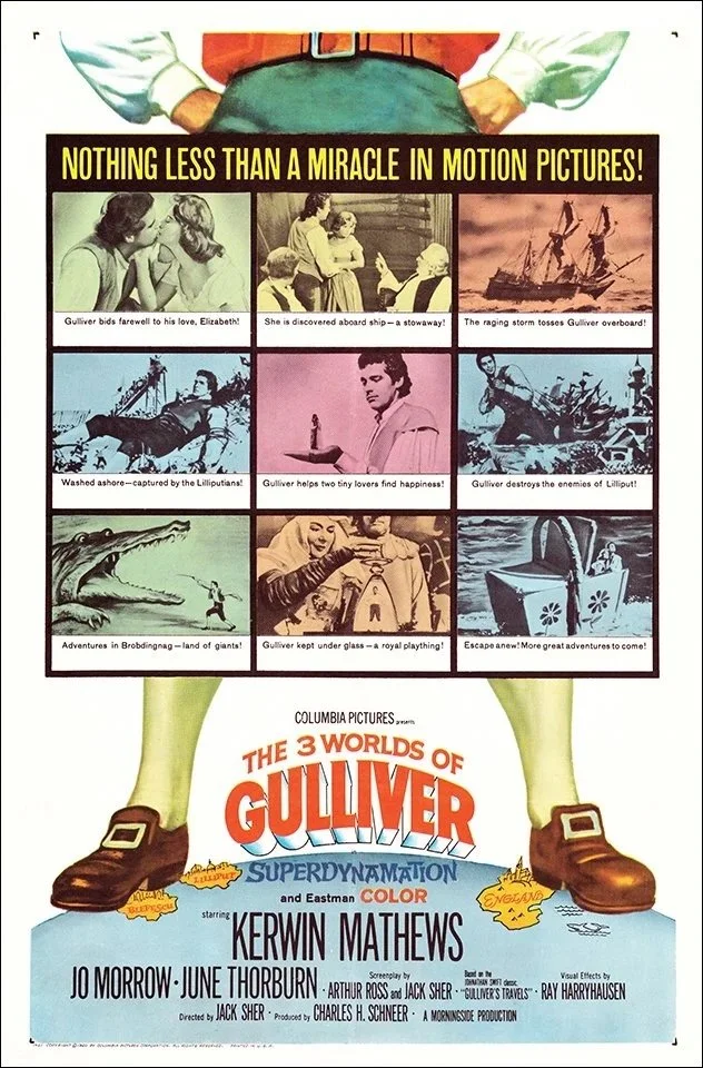3 Worlds of Gulliver (1960) One Sheet Art Print